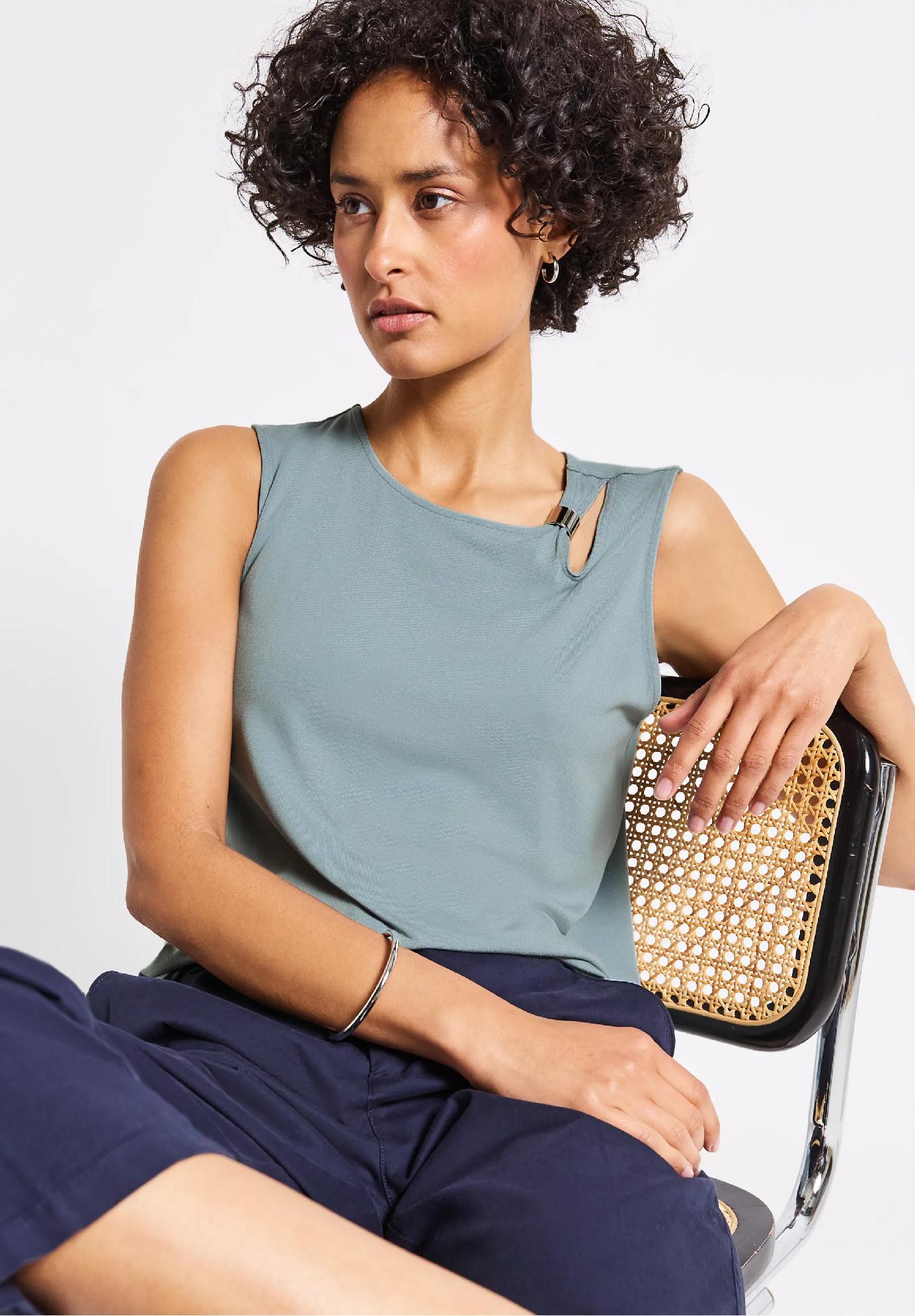 Street One top s výstrihom, m