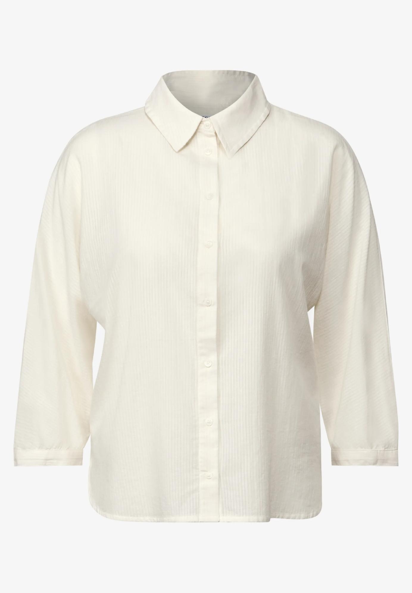 CECIL blúzka s pruhovanou textúrou