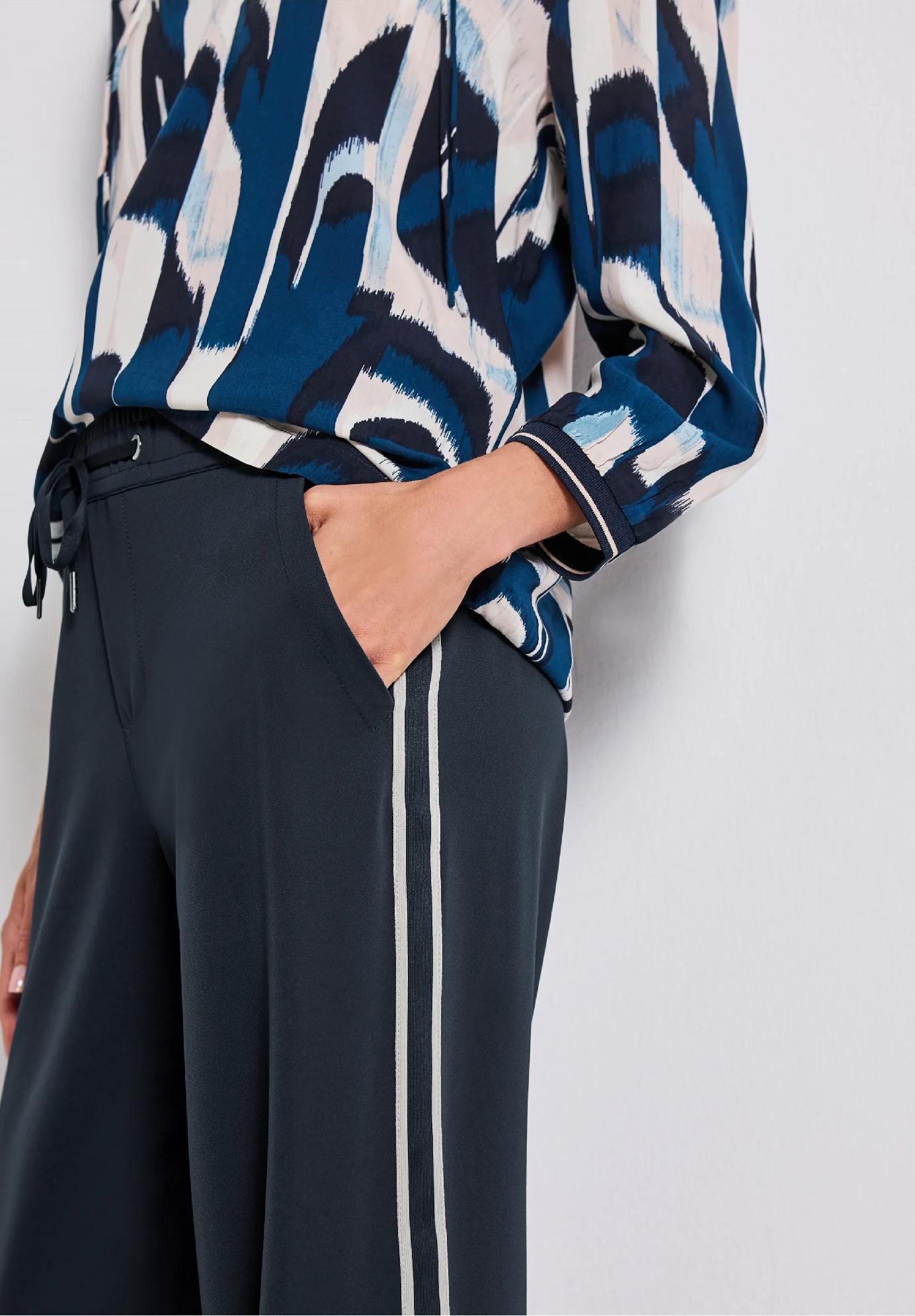 Street One nohavice s rebrovanými pruhmi EMEE