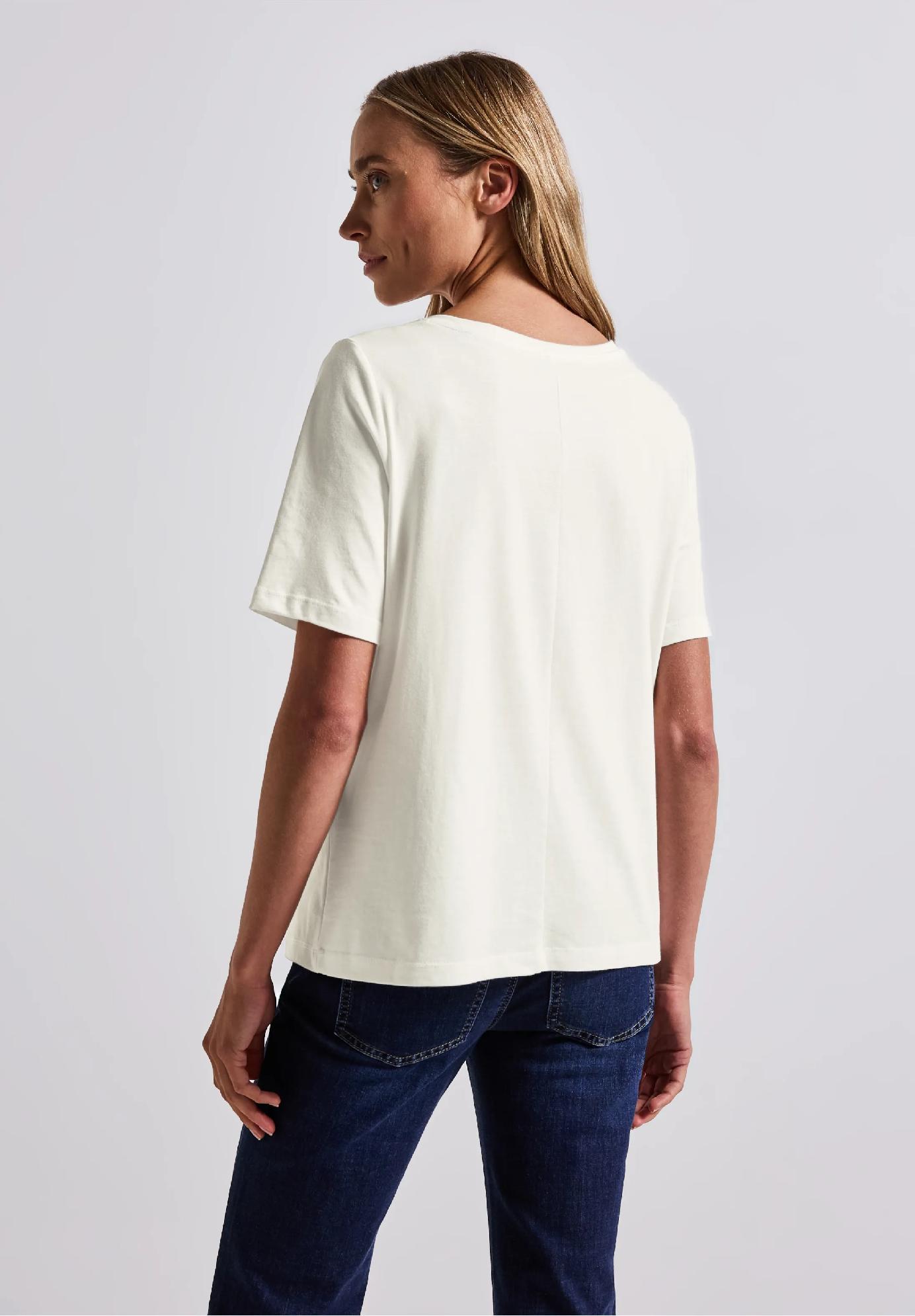 Street One tričko s nápisom DISCOVER, smo