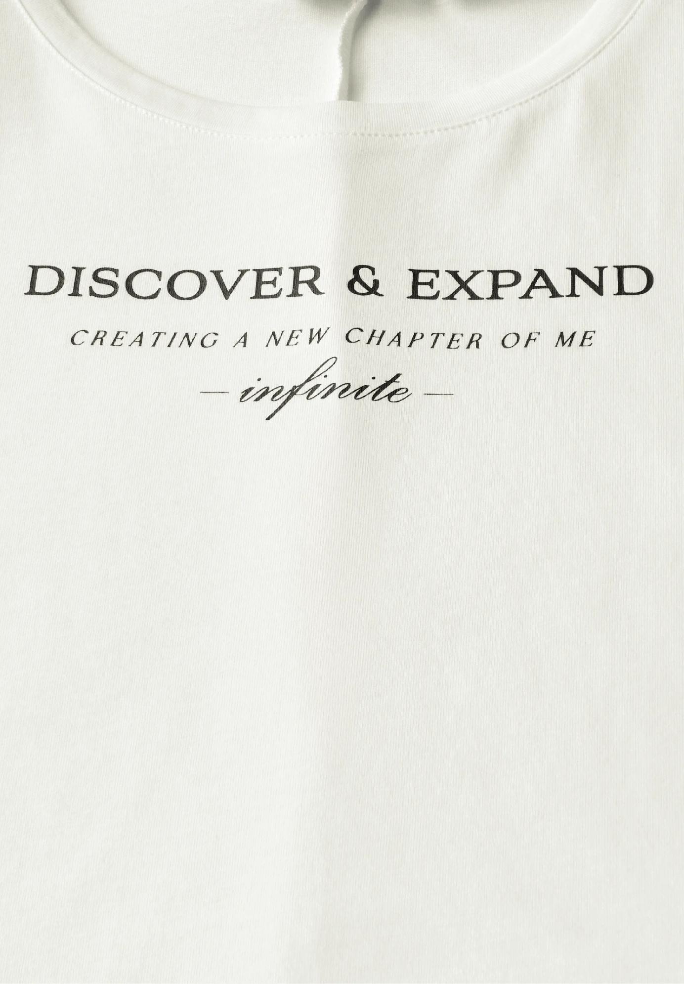 Street One tričko s nápisom DISCOVER, smo