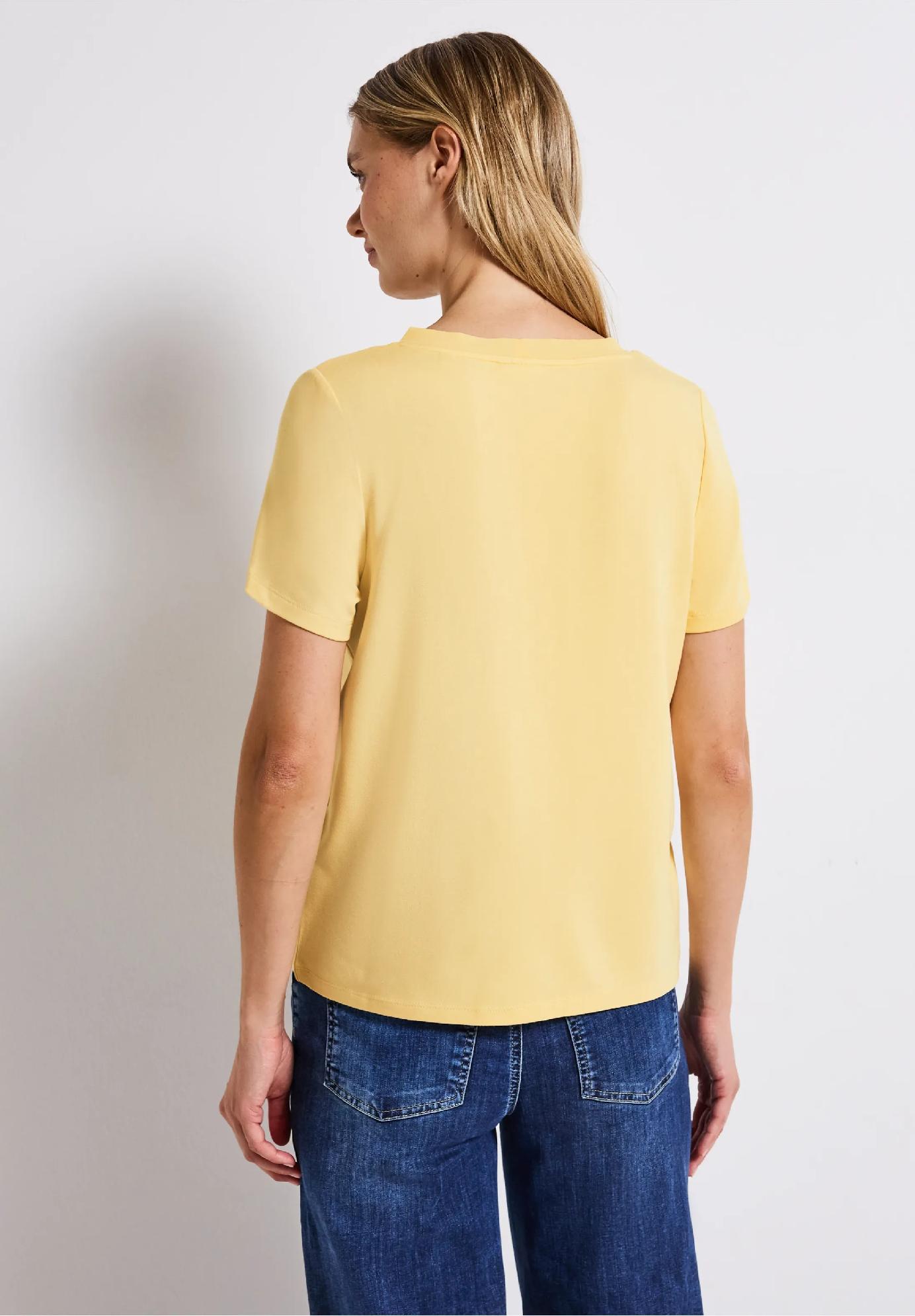 Street One tričko s výstrihom do V