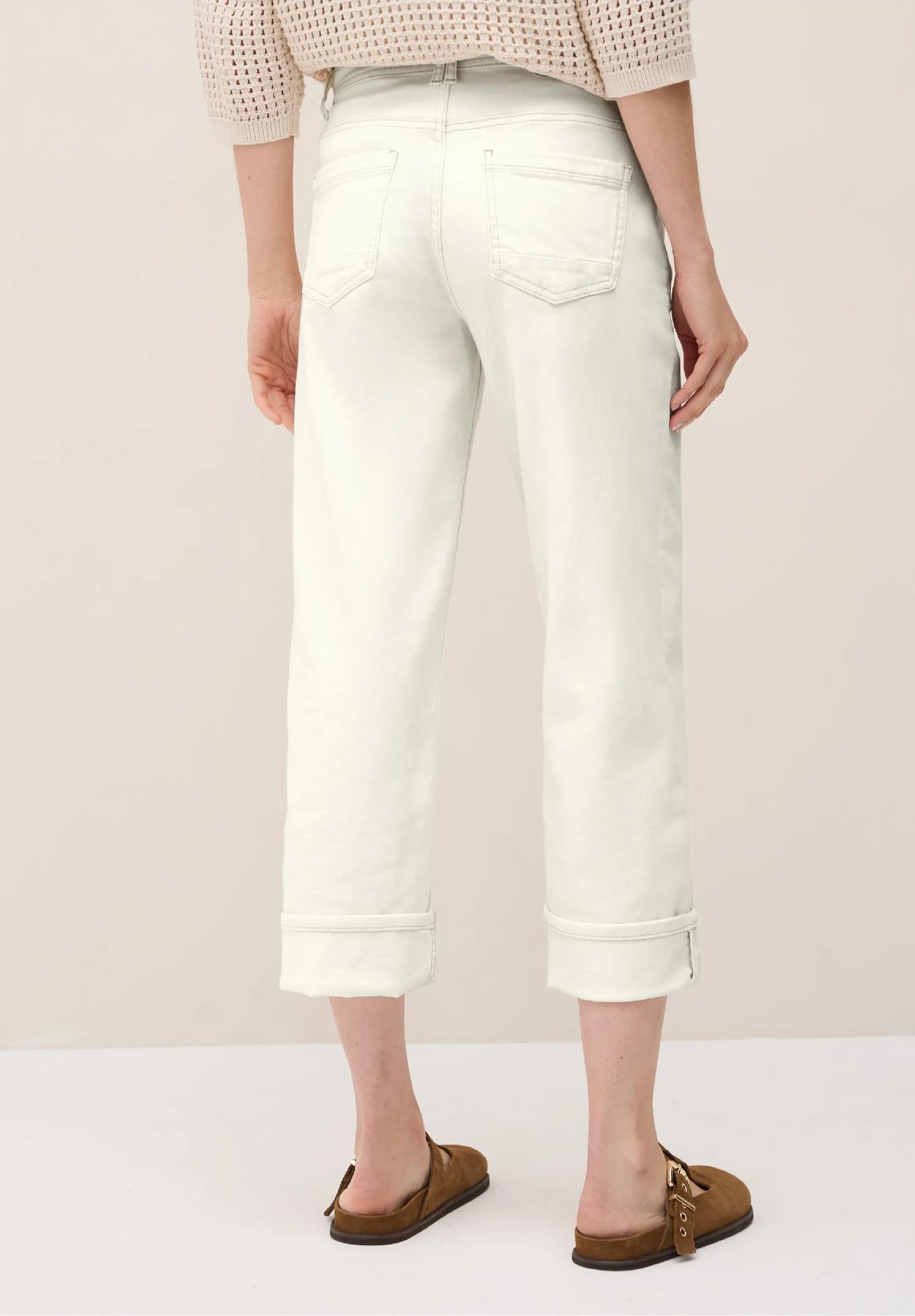 CECIL Rovné džínsy NEELE - ecru