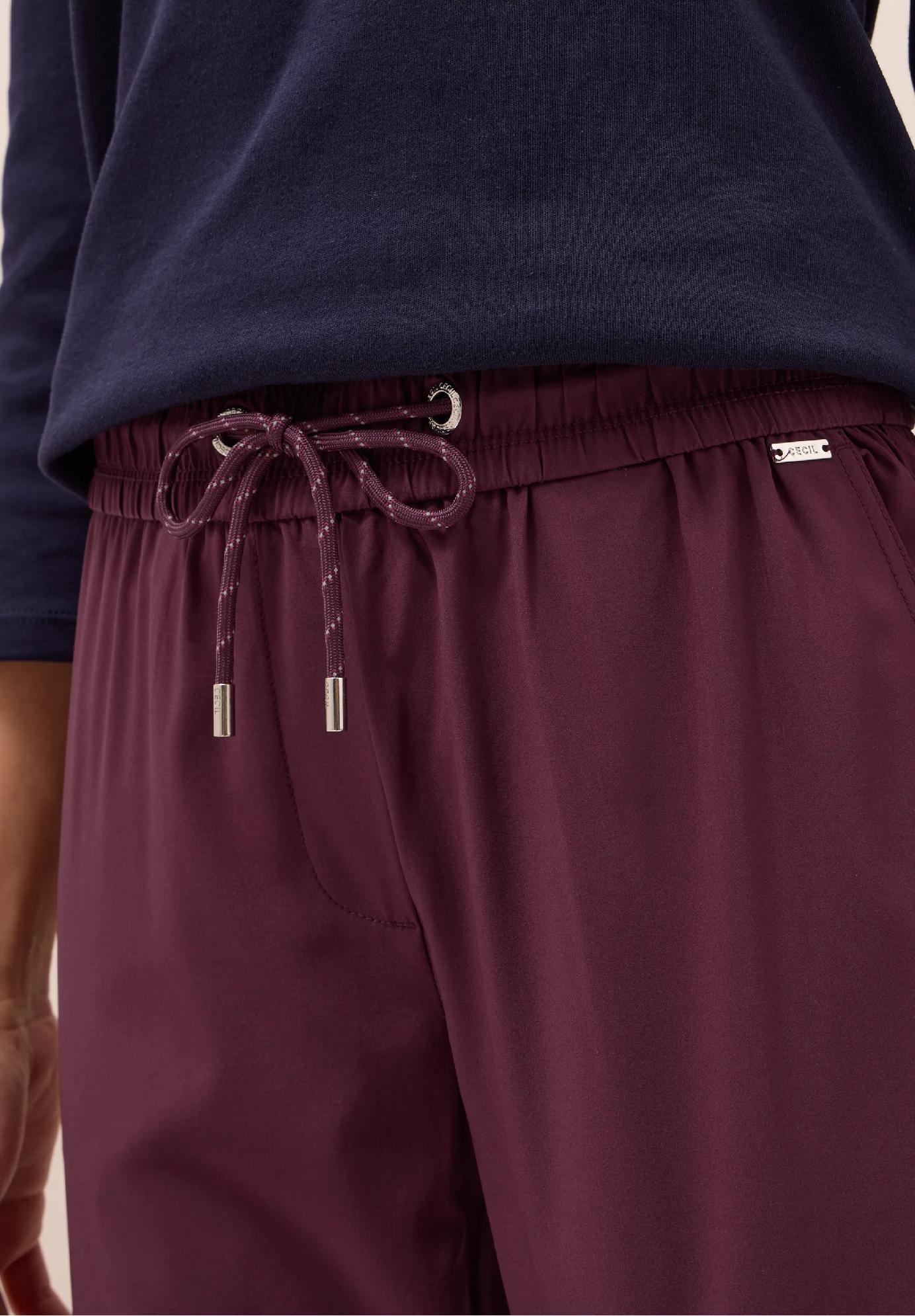 CECIL nohavice ležérneho strihu TRACEY, bor