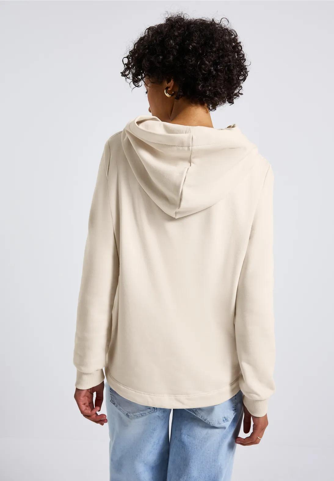 Street One mikina s rebrovanými pruhmi