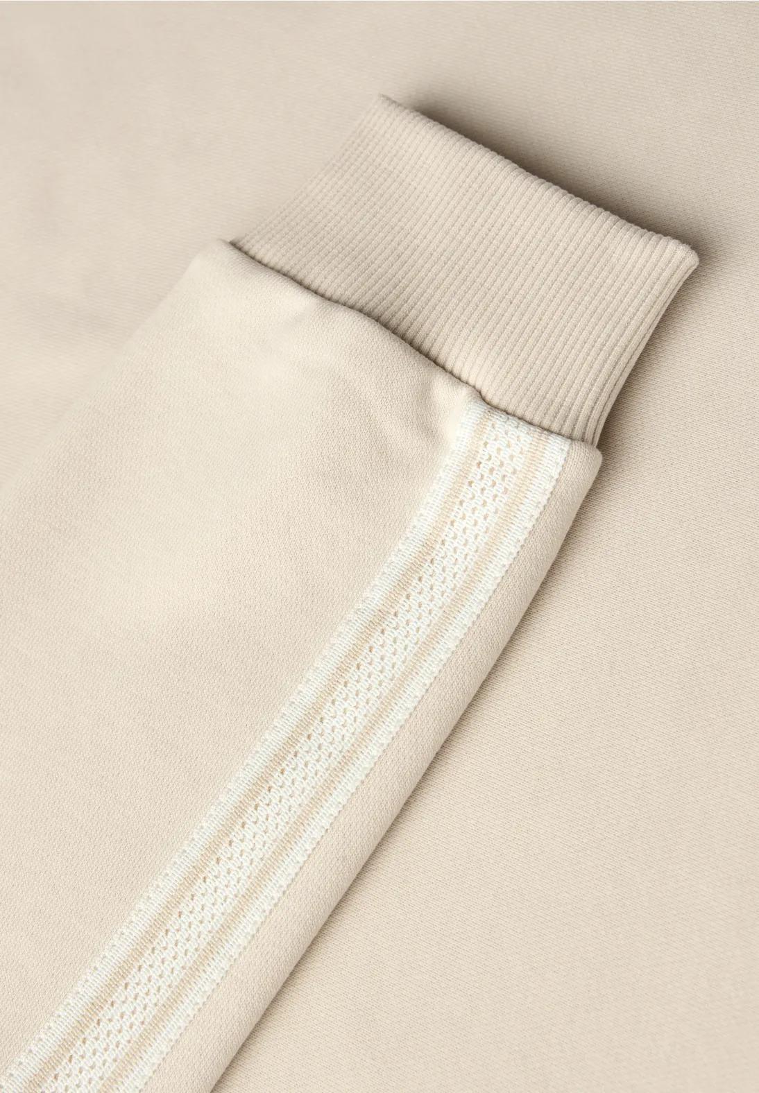 Street One mikina s rebrovanými pruhmi