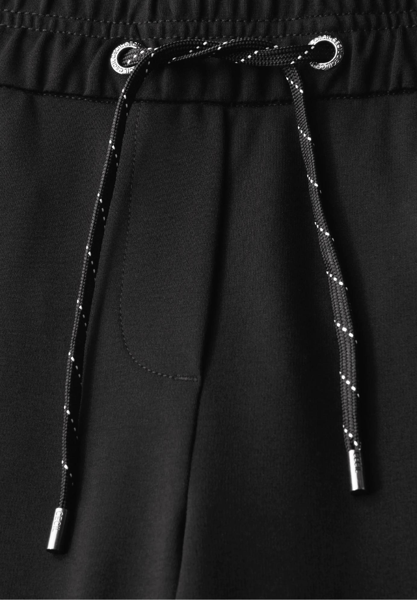 CECIL nohavice ležérneho strihu TRACEY, čiern