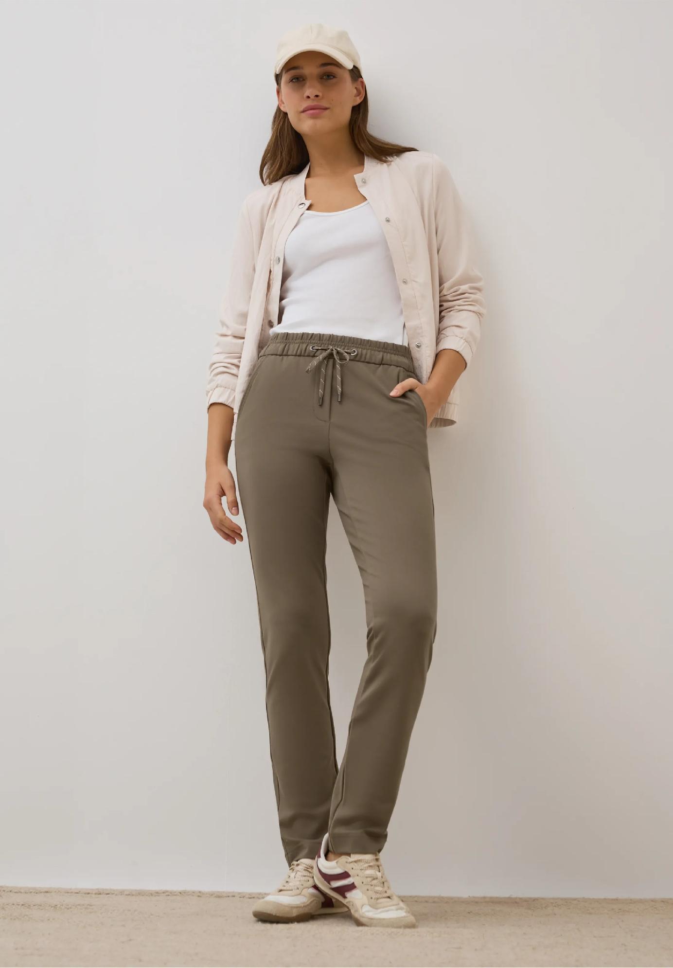 CECIL nohavice ležérneho strihu TRACEY, bežo