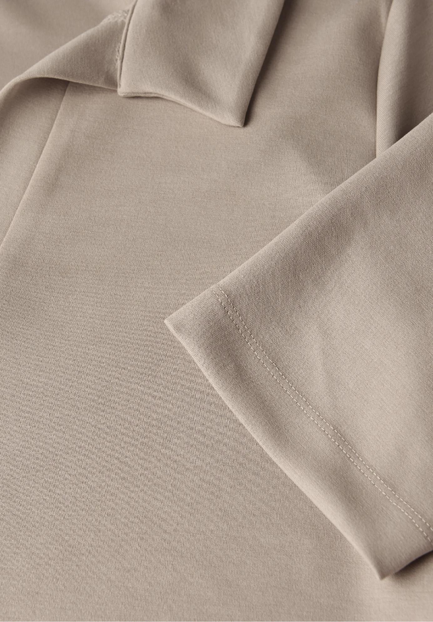 Street One polo tričko s hodvábnym vzhľadom, bez