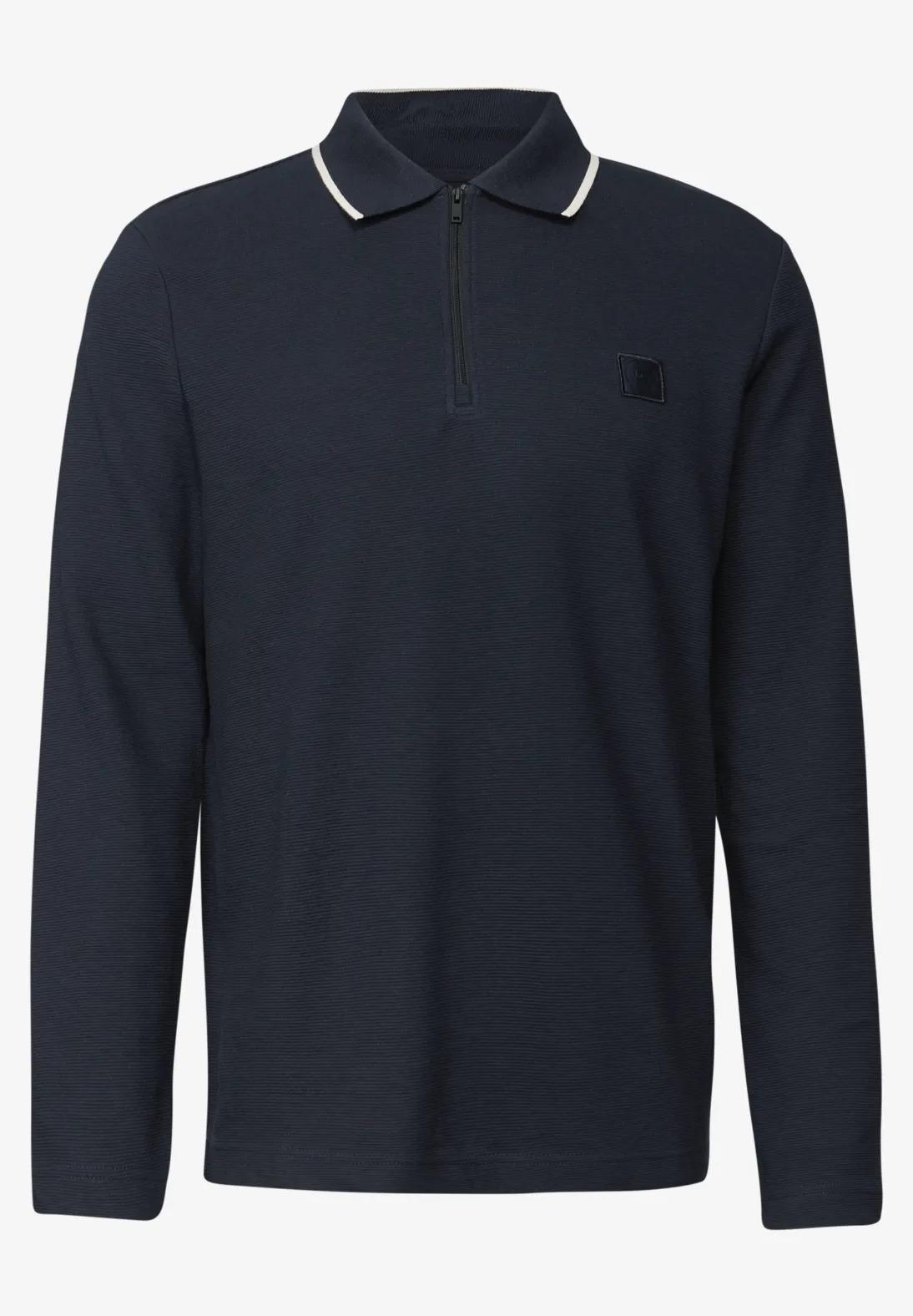 Street One MEN polo tričko s nápisom Ottoman so zipsom