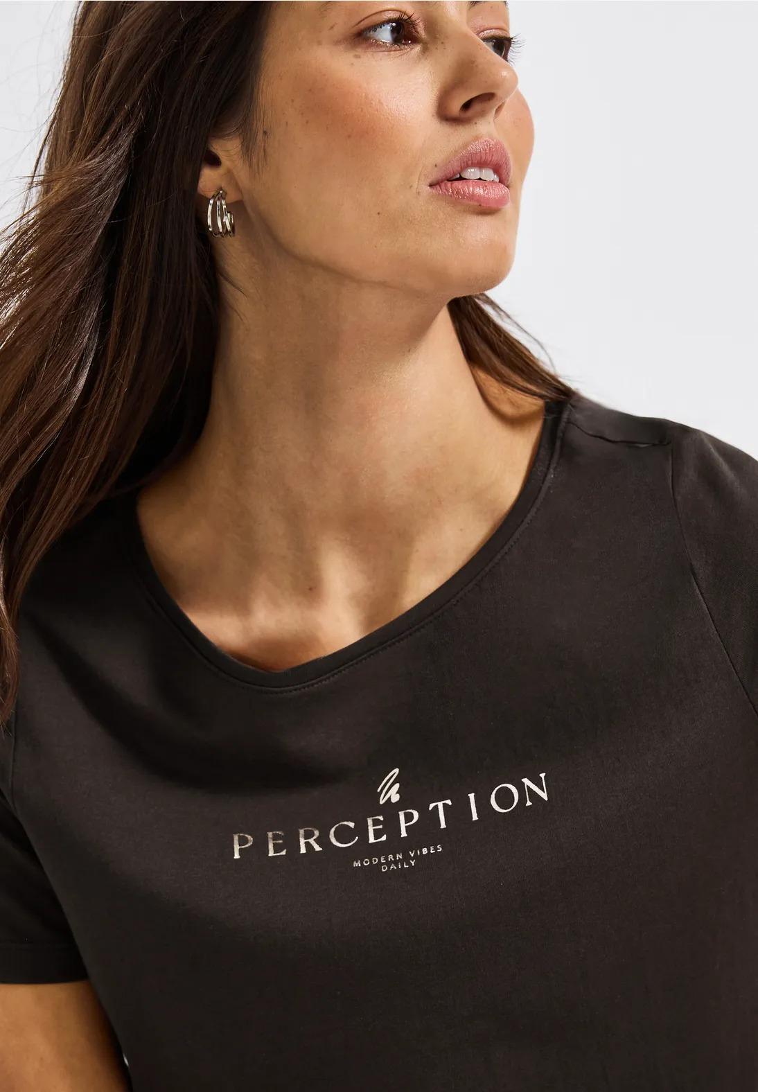 Street One tričko s nápisom, hne