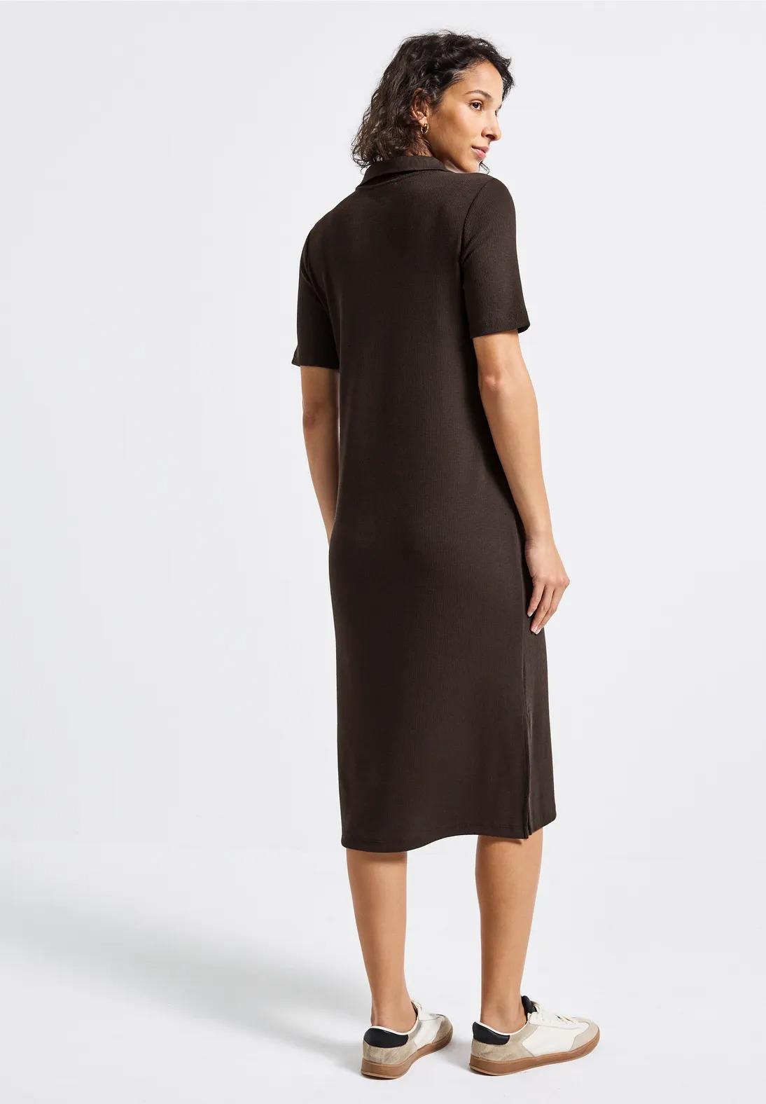 Street One polo šaty s rebrovanou textúrou, hne