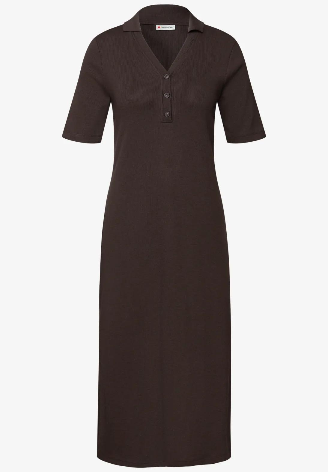 Street One polo šaty s rebrovanou textúrou, hne