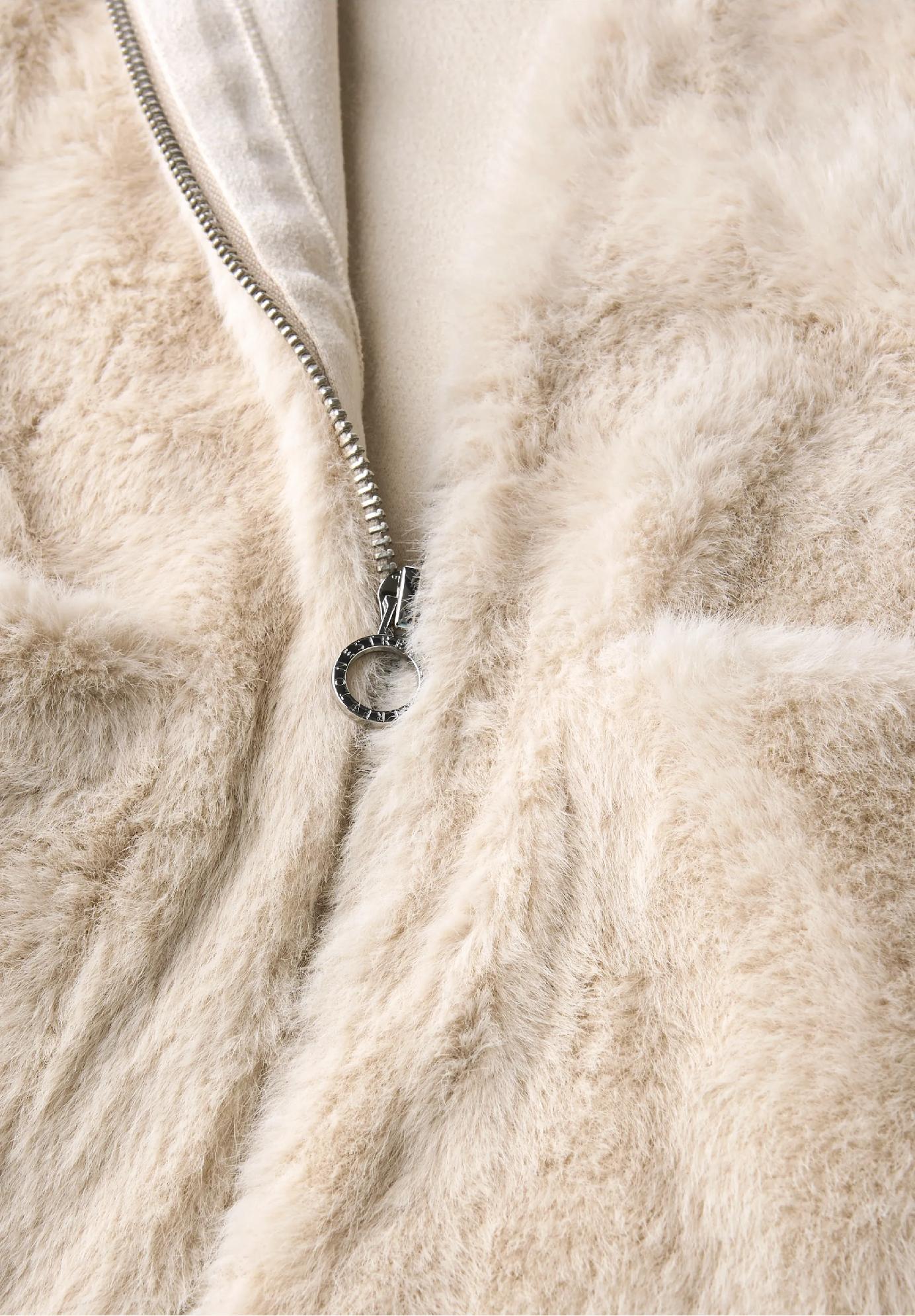 Street One mäkká vesta z umelej kožušiny