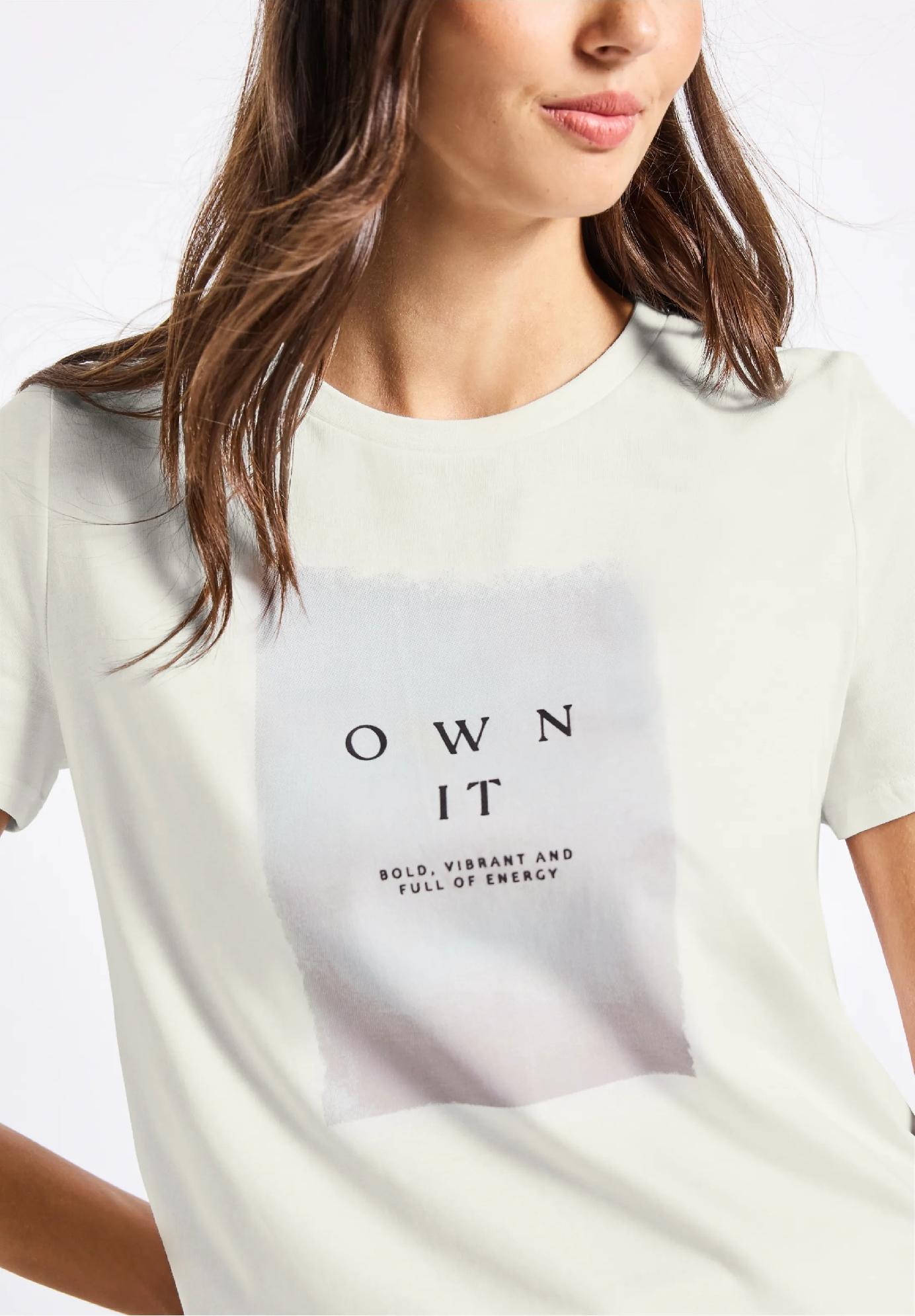 Street One tričko s potlačou, smota