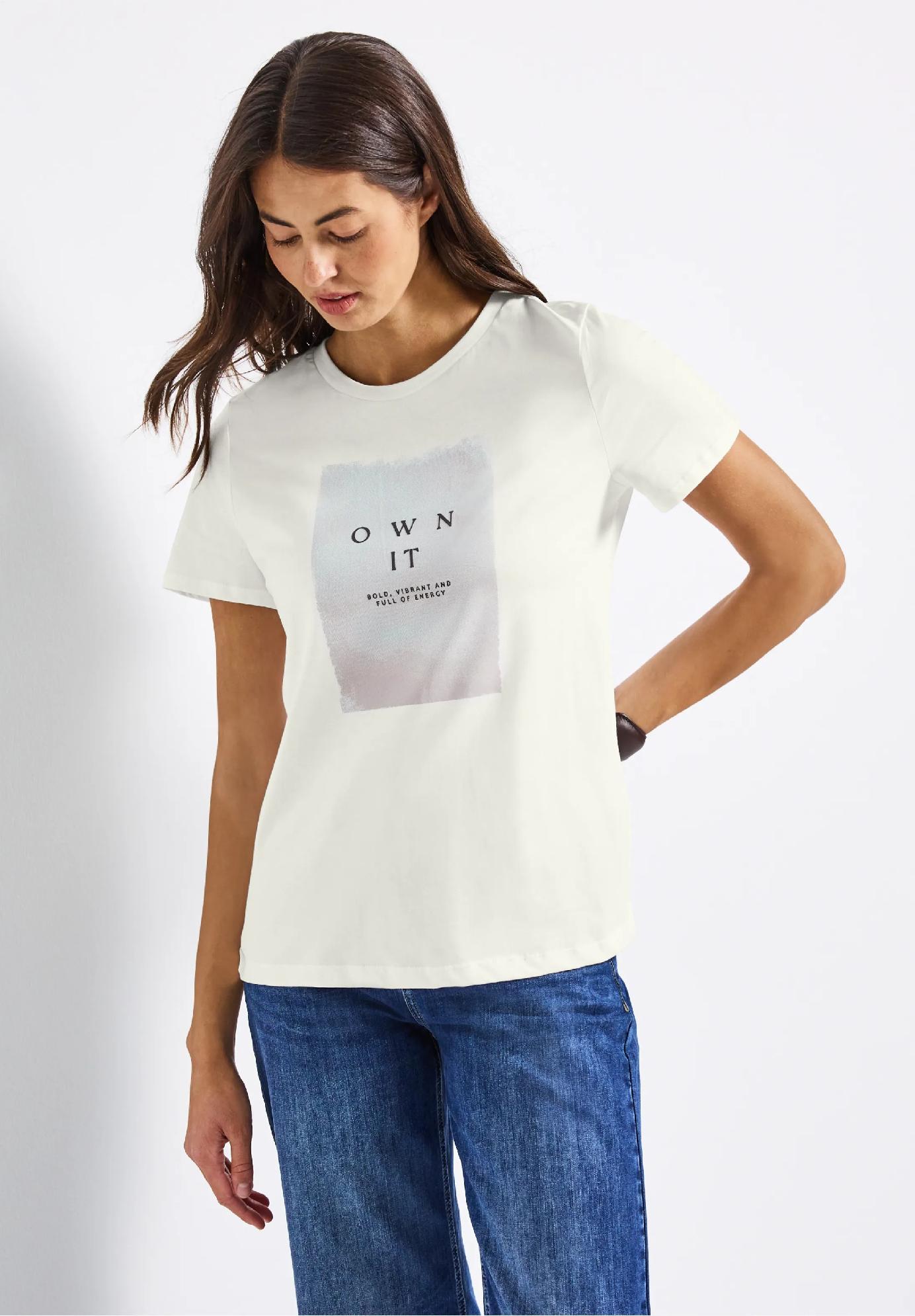 Street One tričko s potlačou, smota