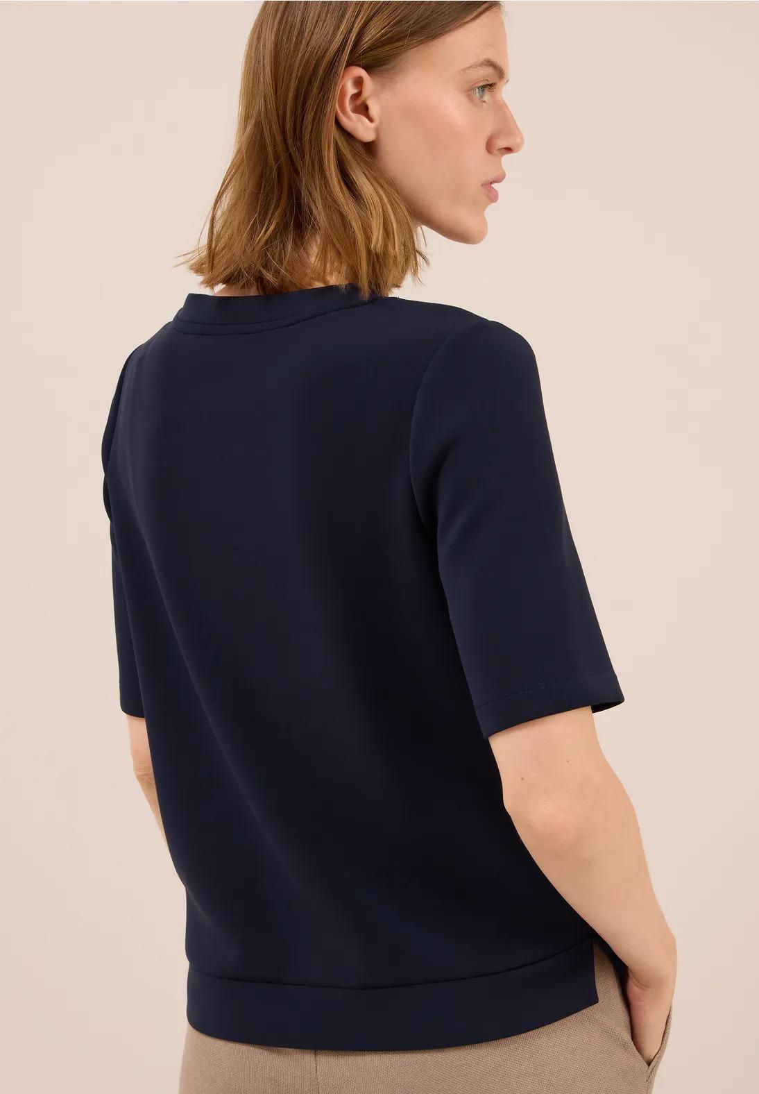 CECIL mäkké tričko s cupro efektom, mod