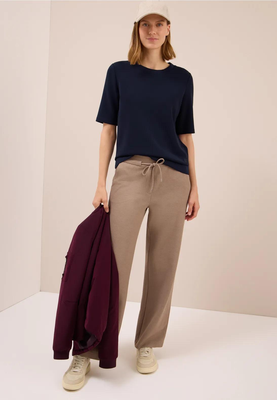 CECIL mäkké tričko s cupro efektom, mod