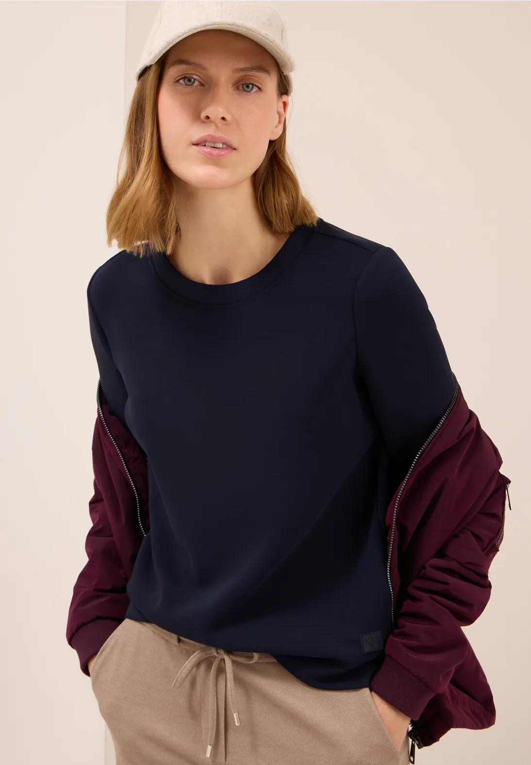 CECIL mäkké tričko s cupro efektom, mod