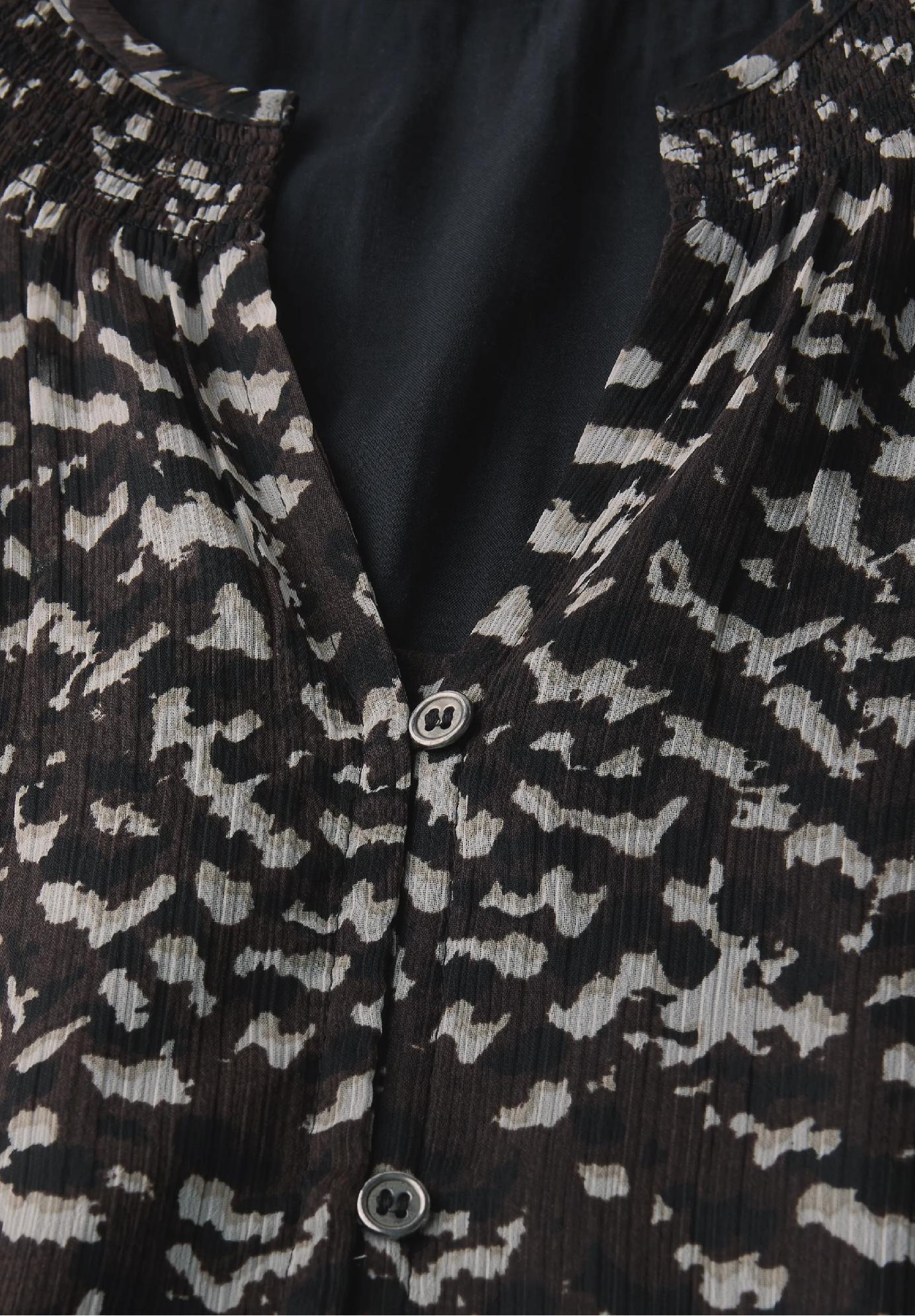 Street One šifónové šaty s volánikovými detailmi