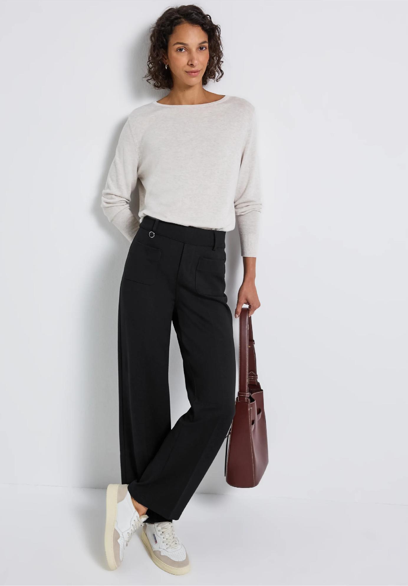 Street One nohavice rovného strihu, čie