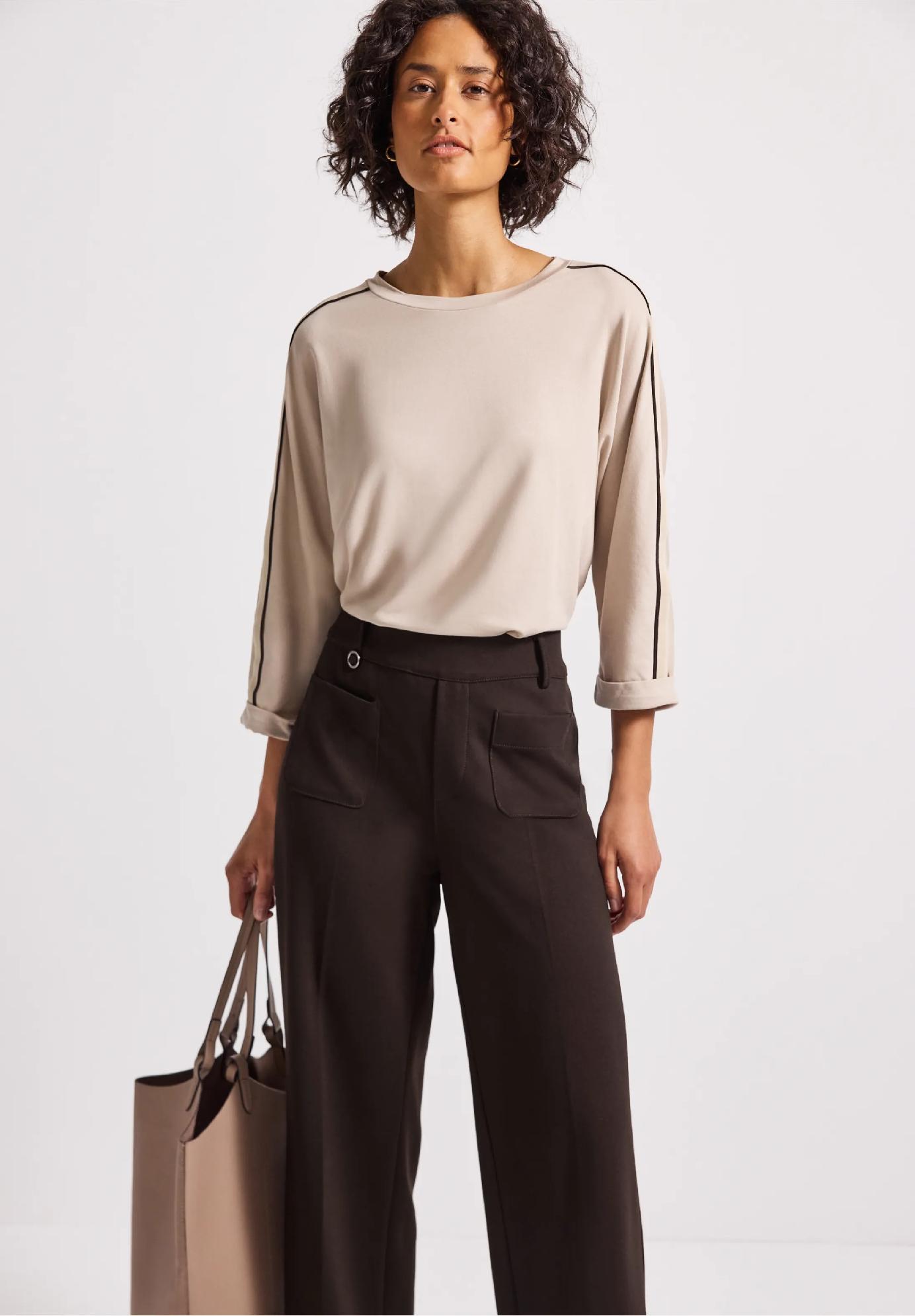 Street One nohavice rovného strihu, hne