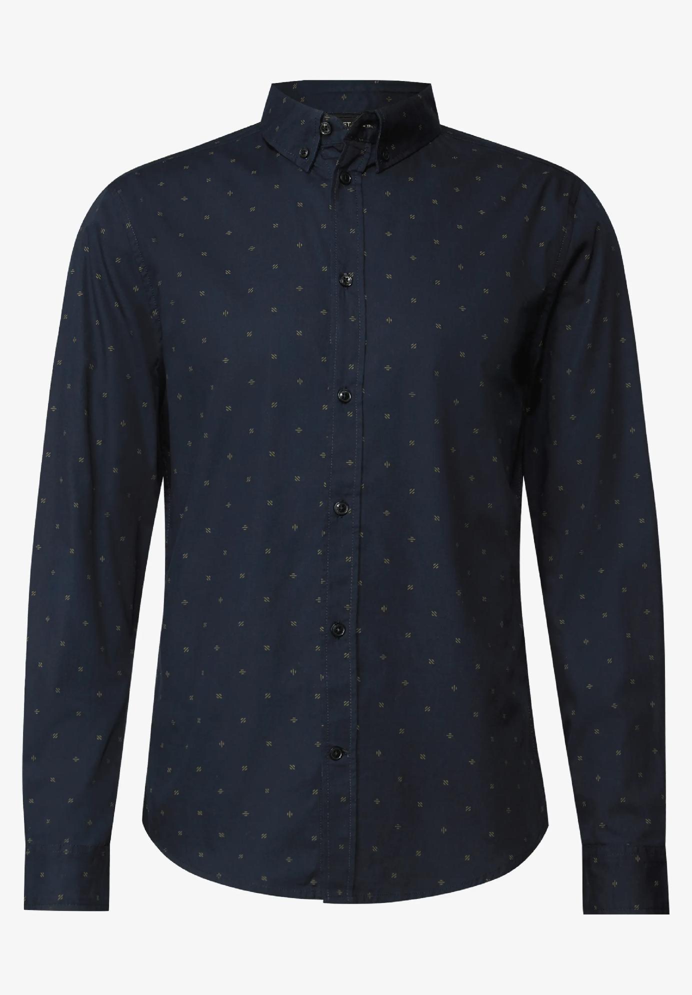 Street One MEN košeľa s minimalistickou potlačou