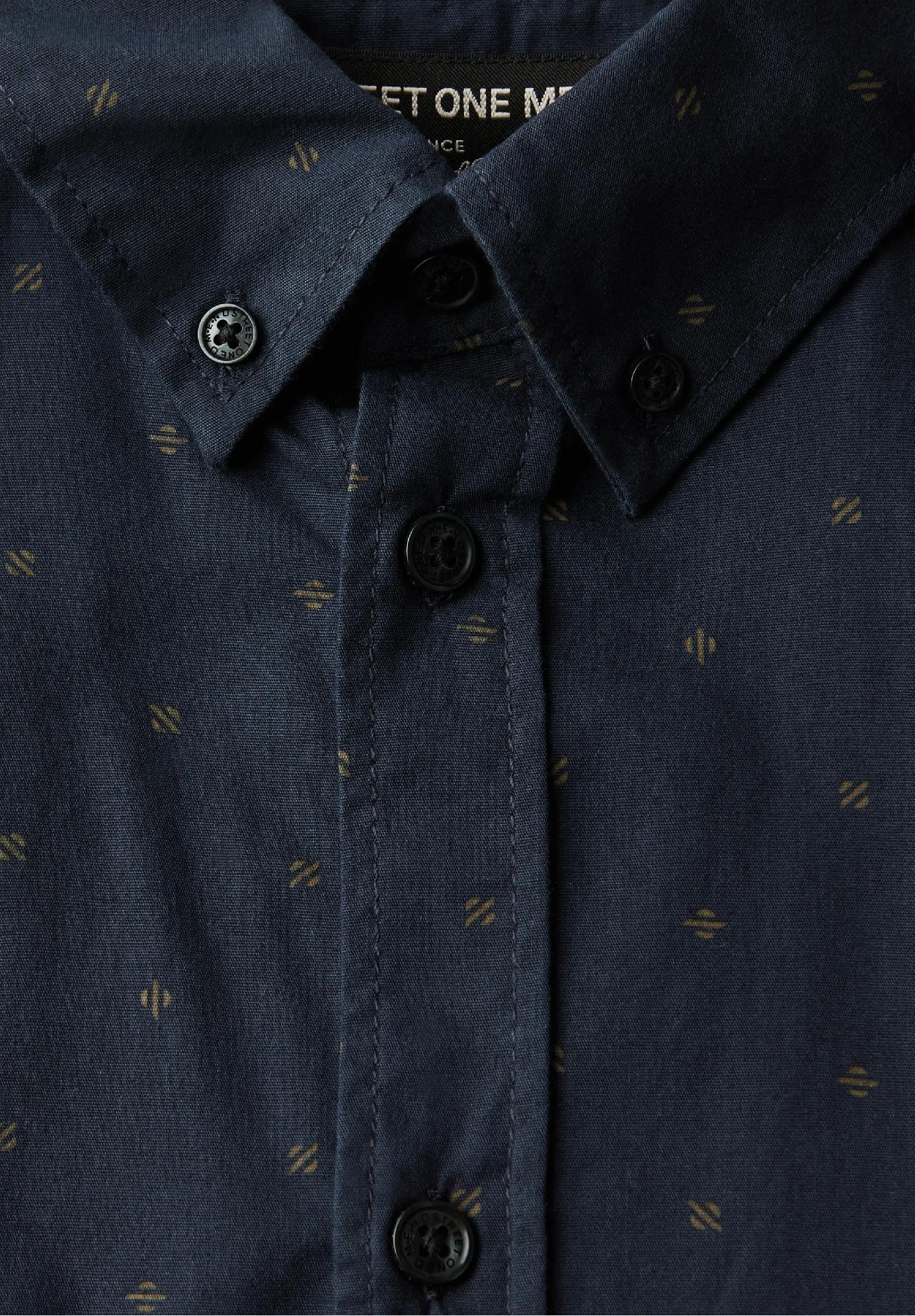 Street One MEN košeľa s minimalistickou potlačou