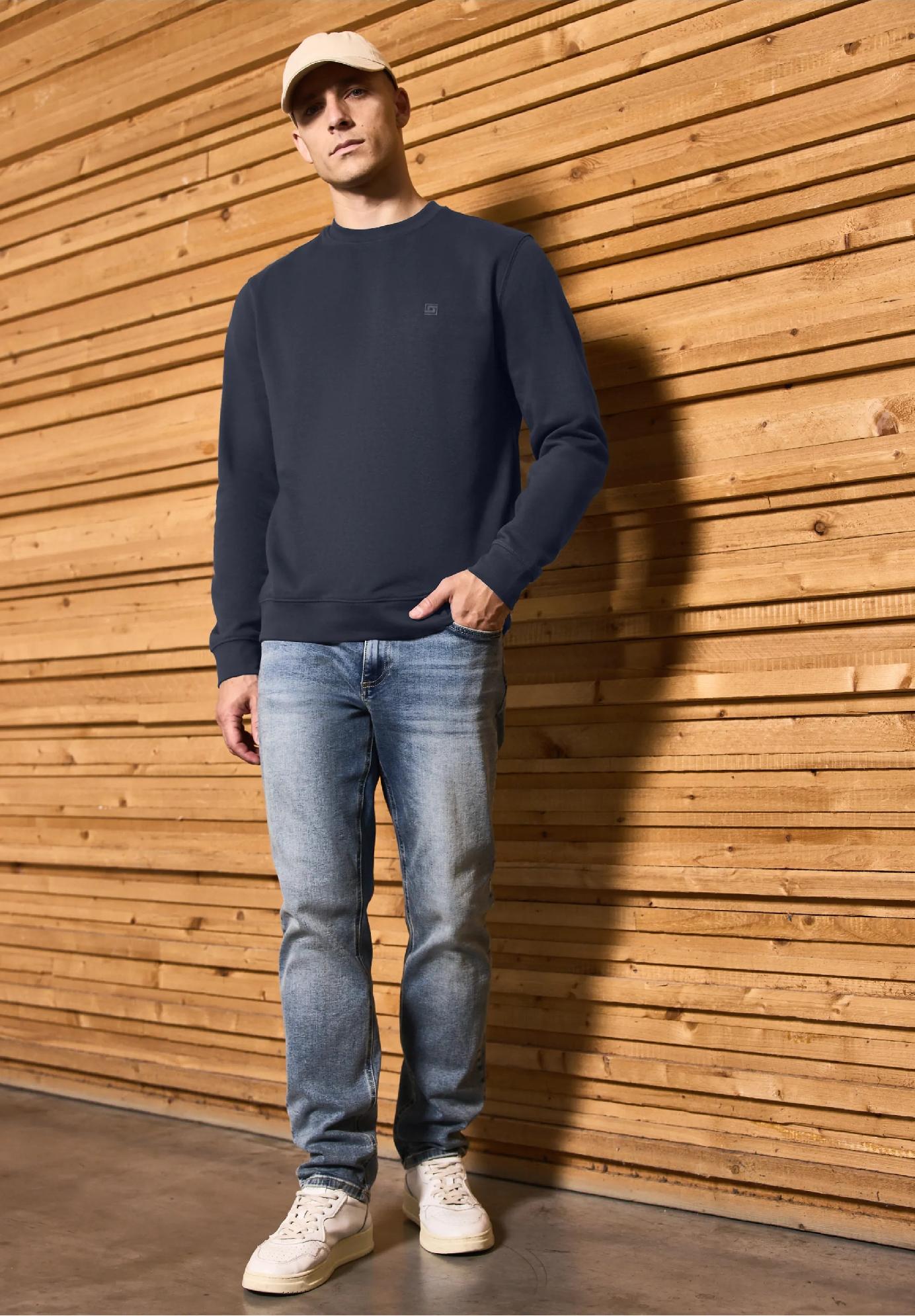 Street One MEN mikina s okrúhlym výstrihom