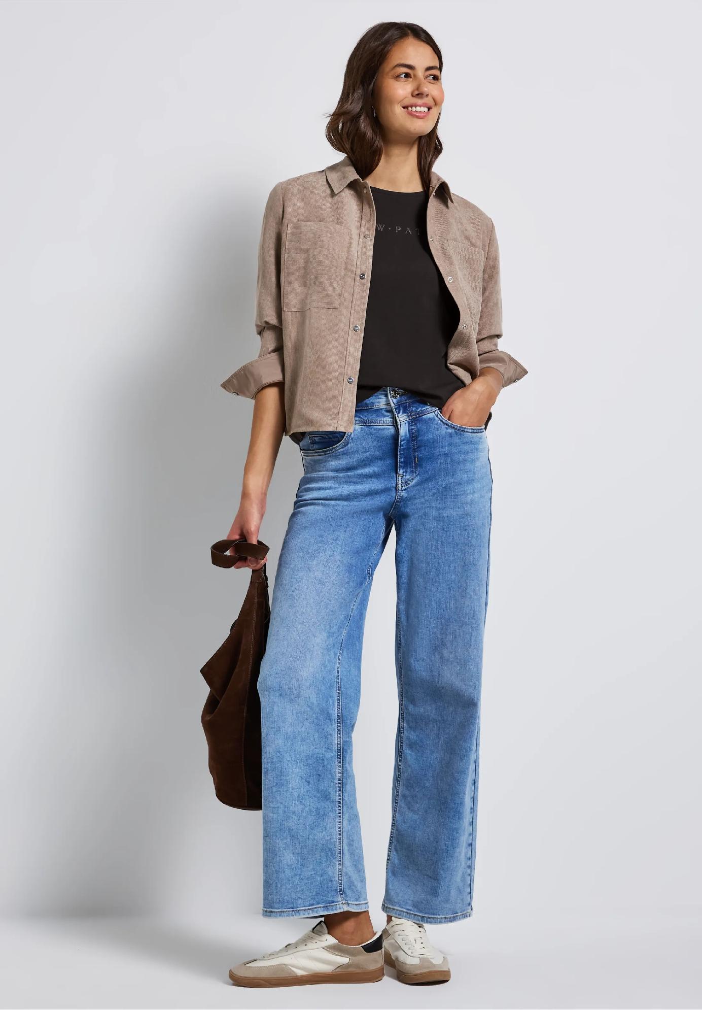 Street One tričko s trblietavými detailmi