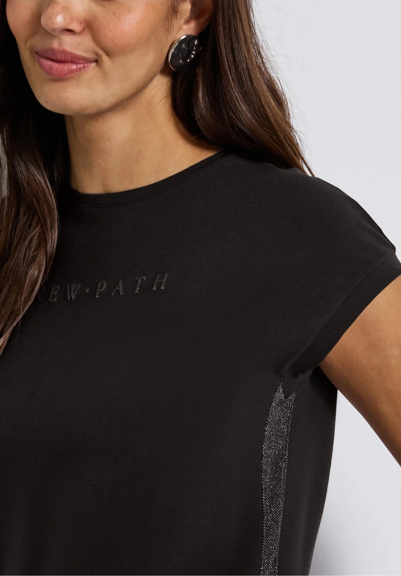 Street One tričko s trblietavými detailmi