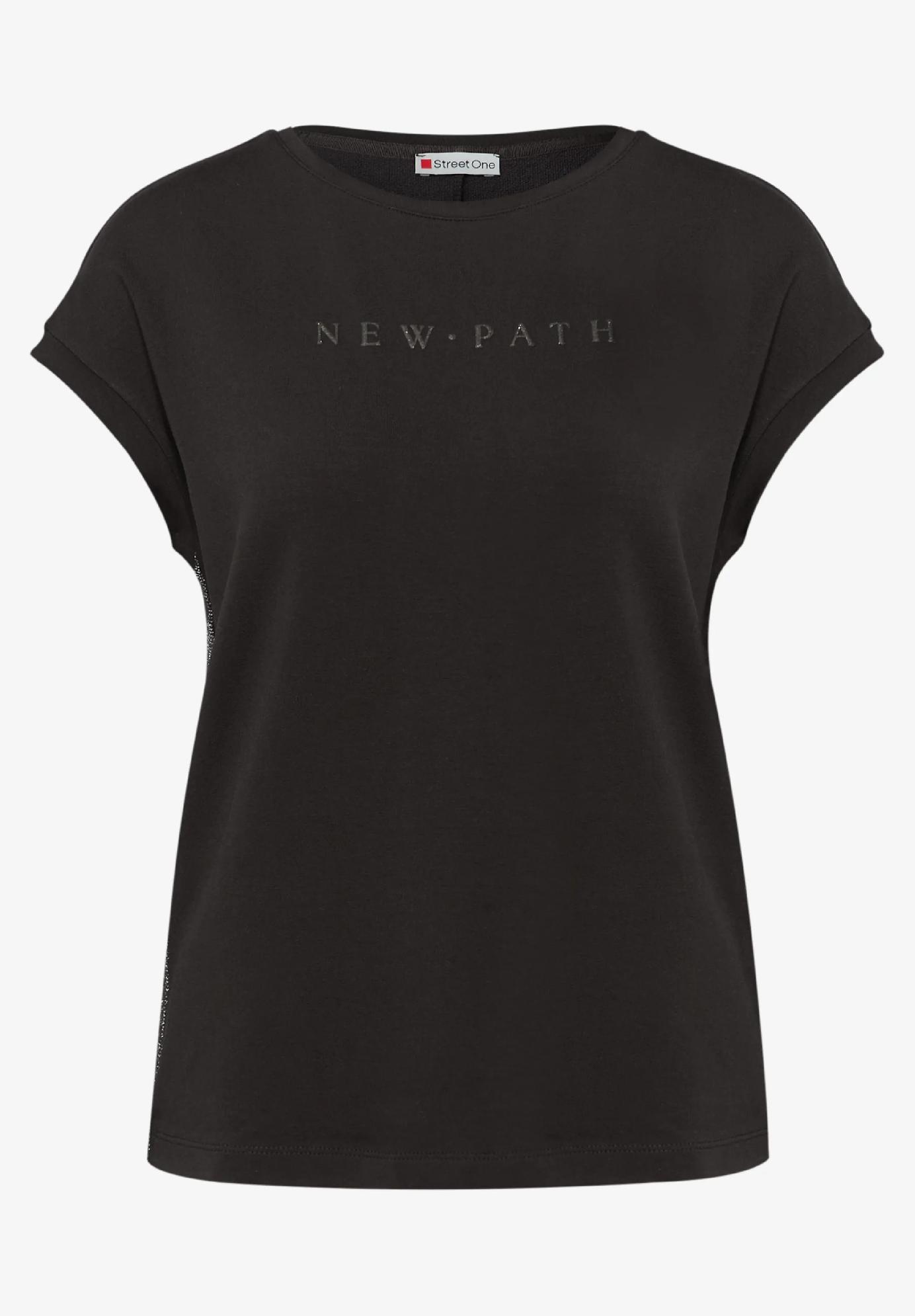 Street One tričko s trblietavými detailmi