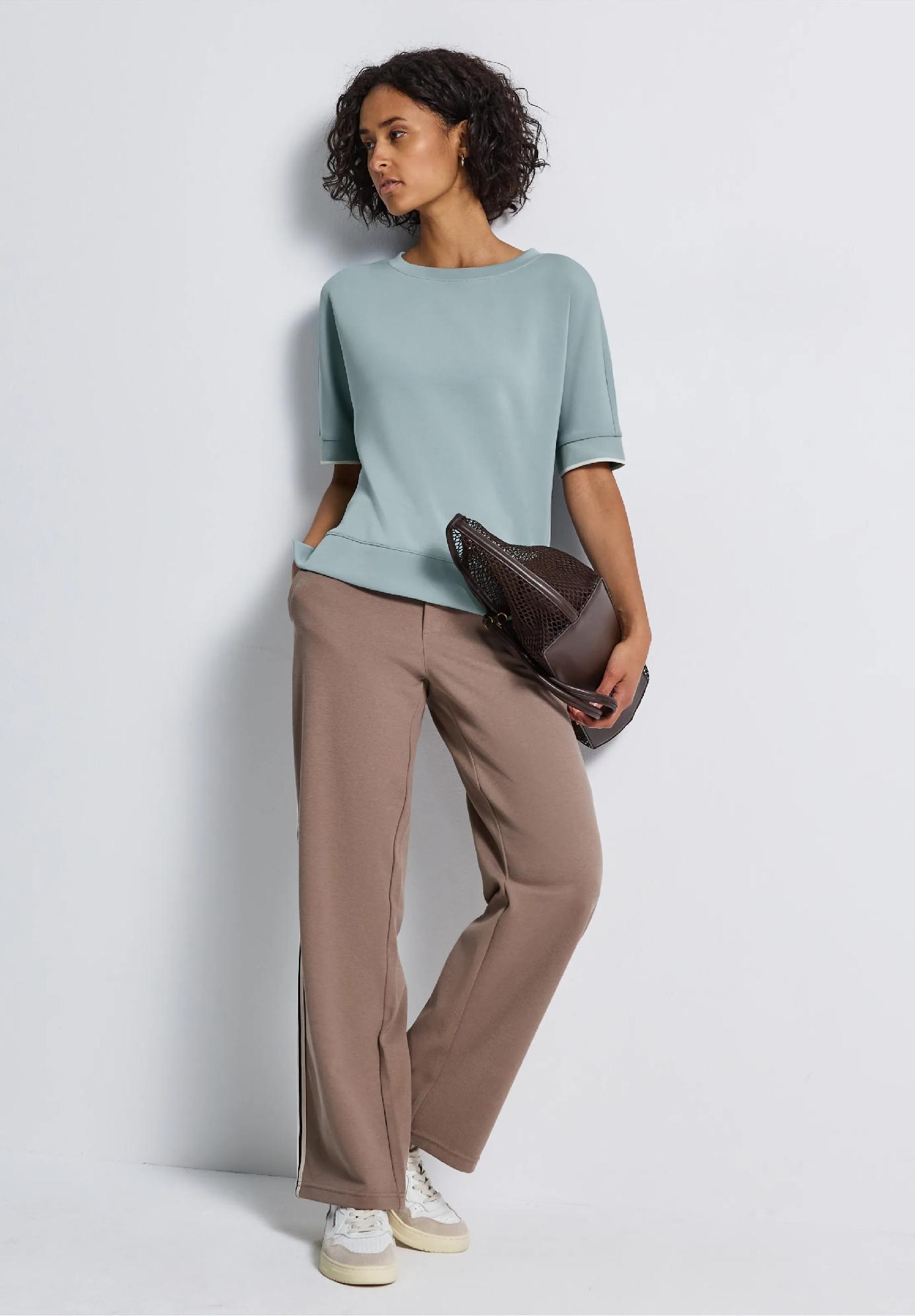 Street One tričko s hodvábnym vzhľadom, mod