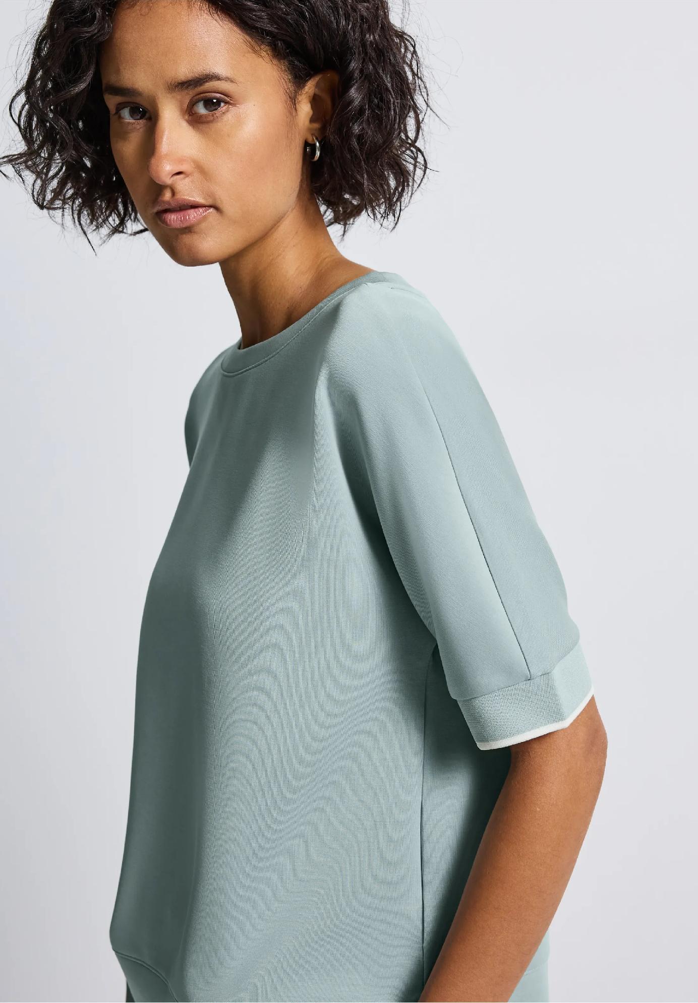 Street One tričko s hodvábnym vzhľadom, mod