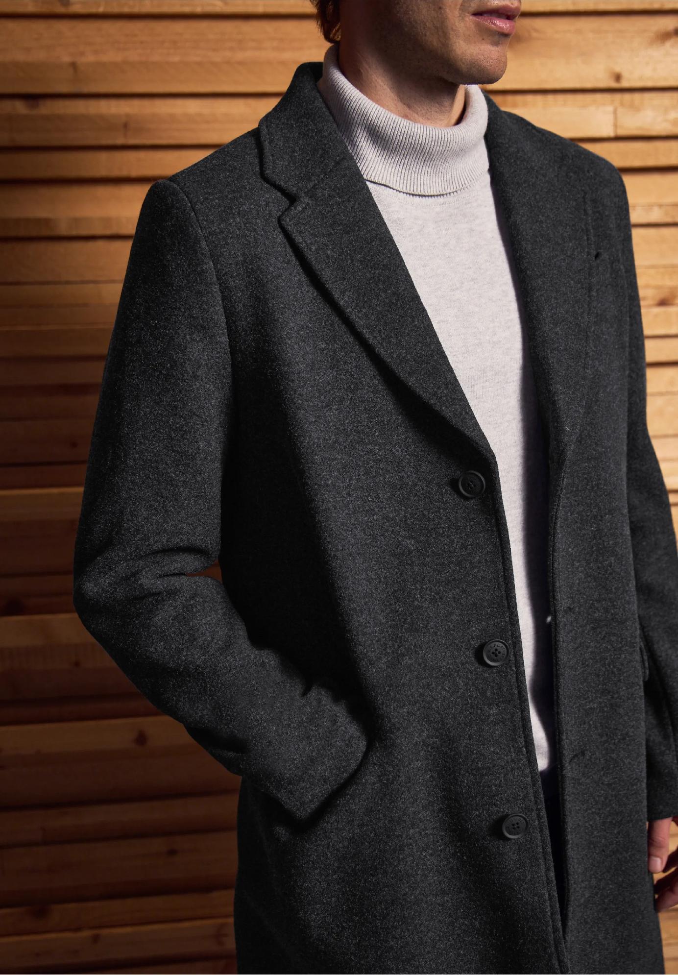 Street One MEN kabát s imitáciou vlny