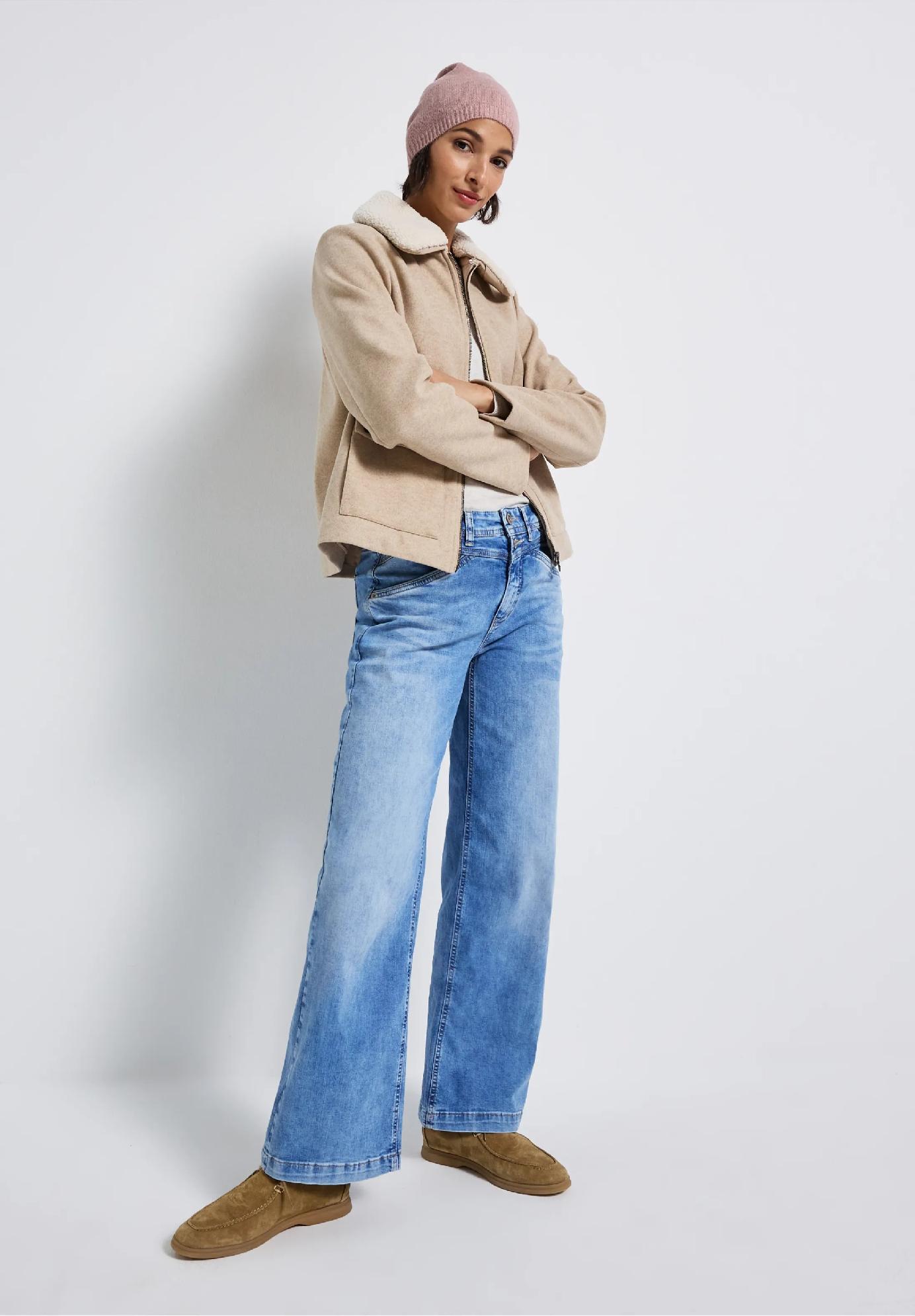 Street One jemne pletená čiapka, ruž