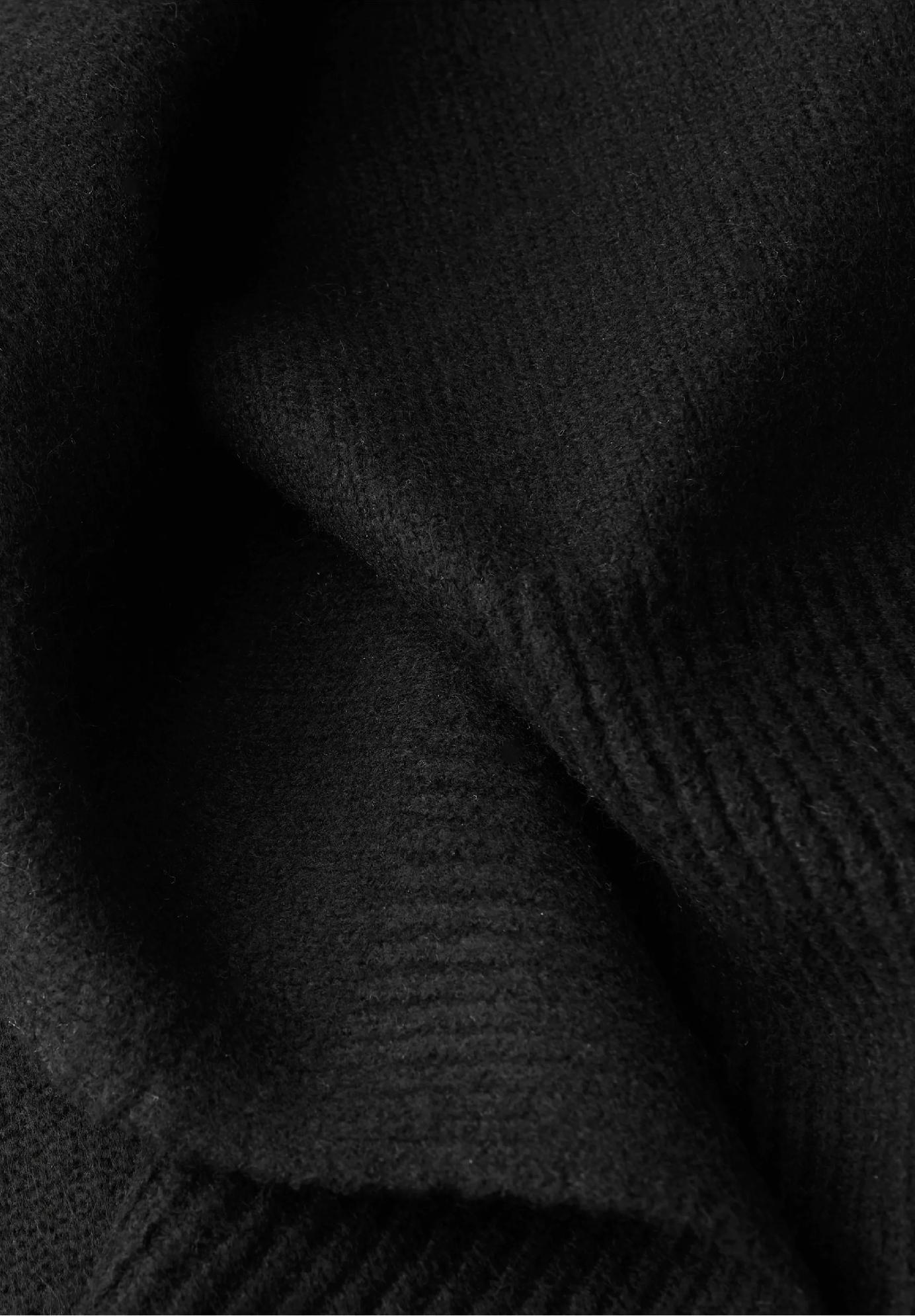 Street One dlhý pletený šál, čie