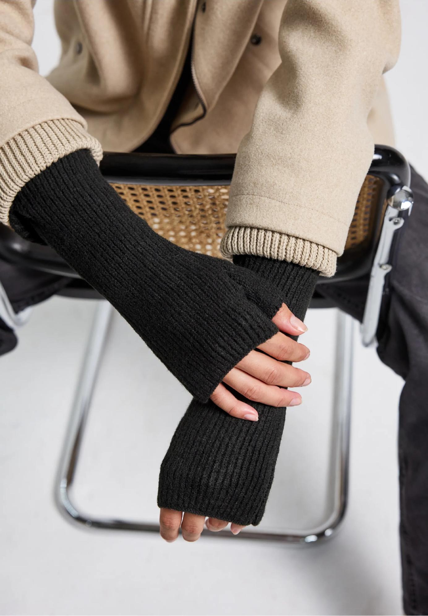 Street One pletené návleky na ruky, čie