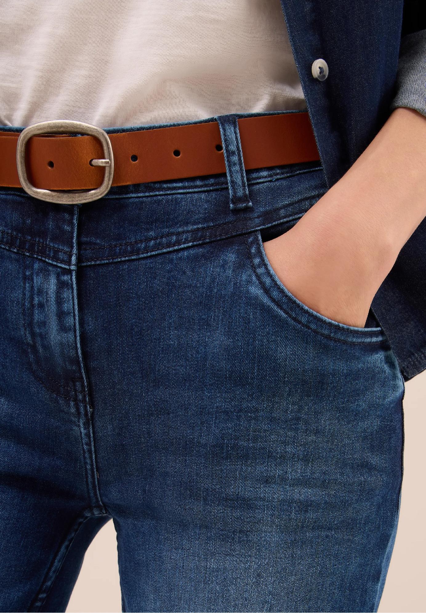 CECIL kožený opasok, hne