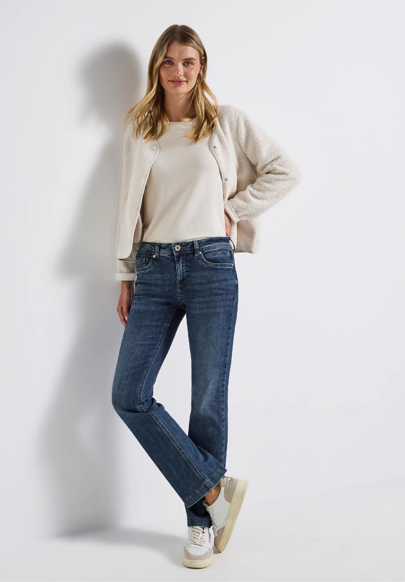 Street One džínsy s úzkym strihom BOOTCUT