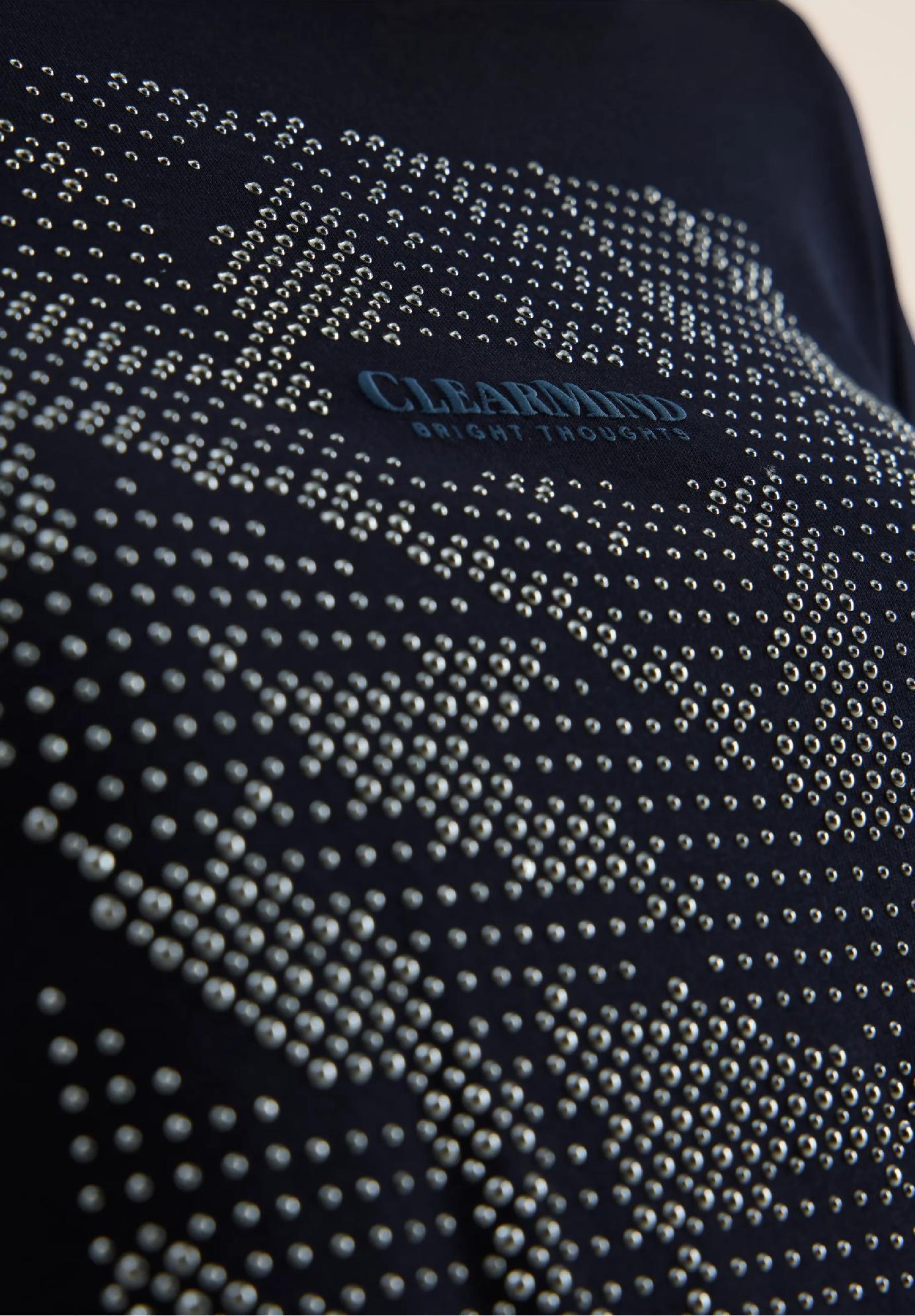 CECIL tričko s kamienkami, mod