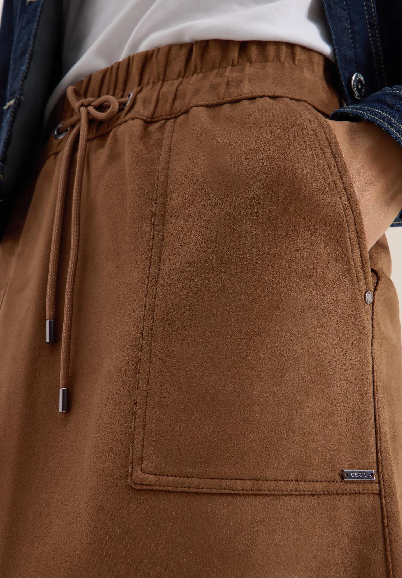 CECIL velúrová sukňa