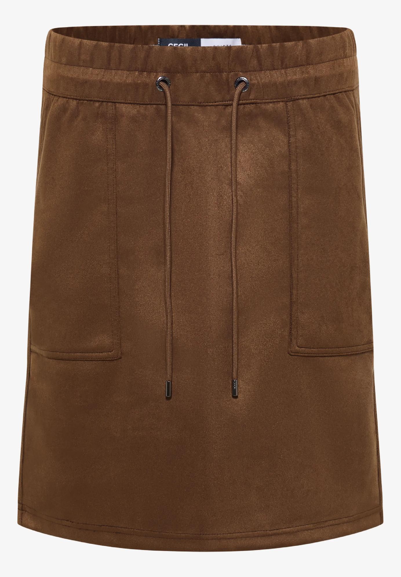 CECIL velúrová sukňa