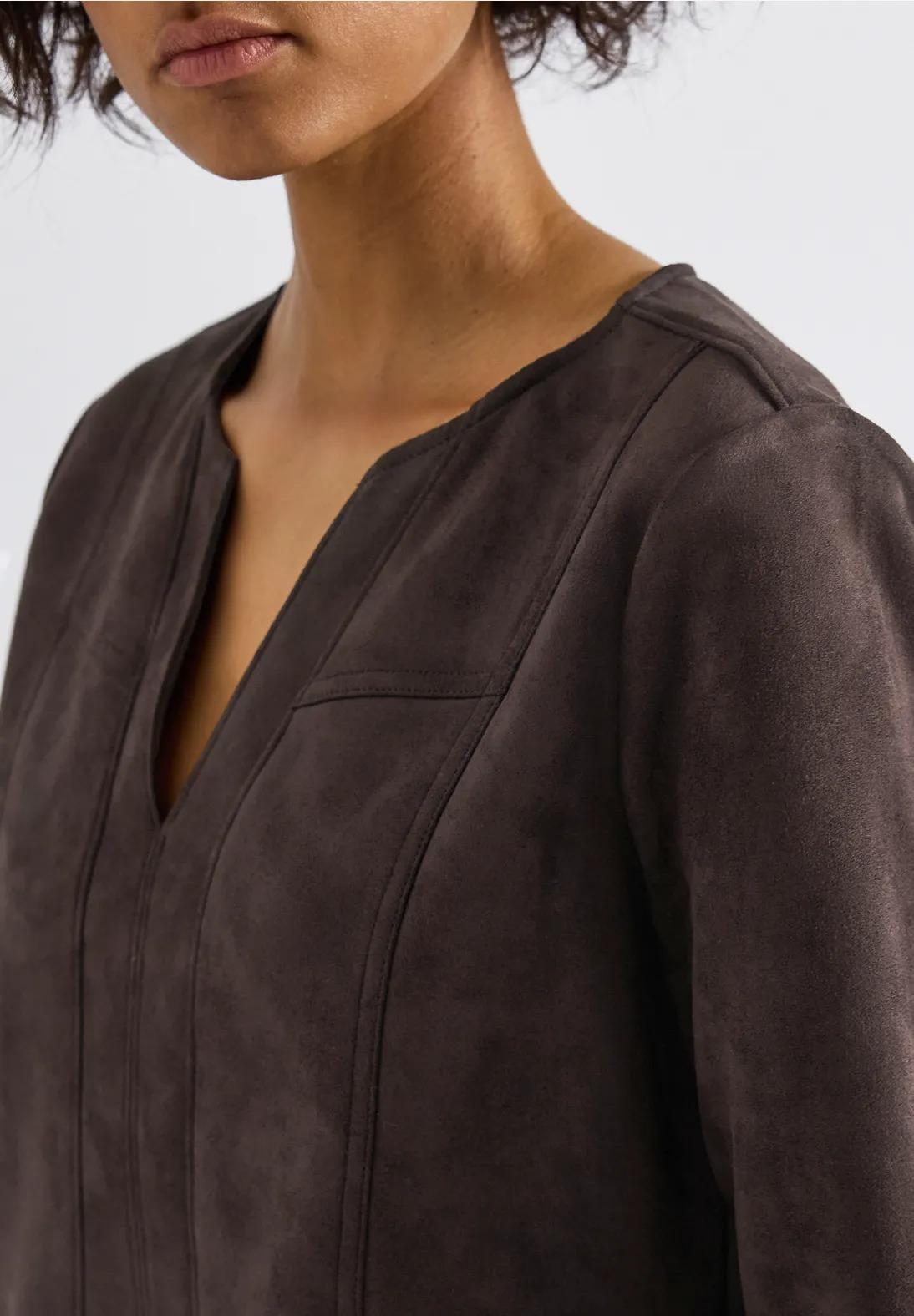 Street One velúrové šaty, hne