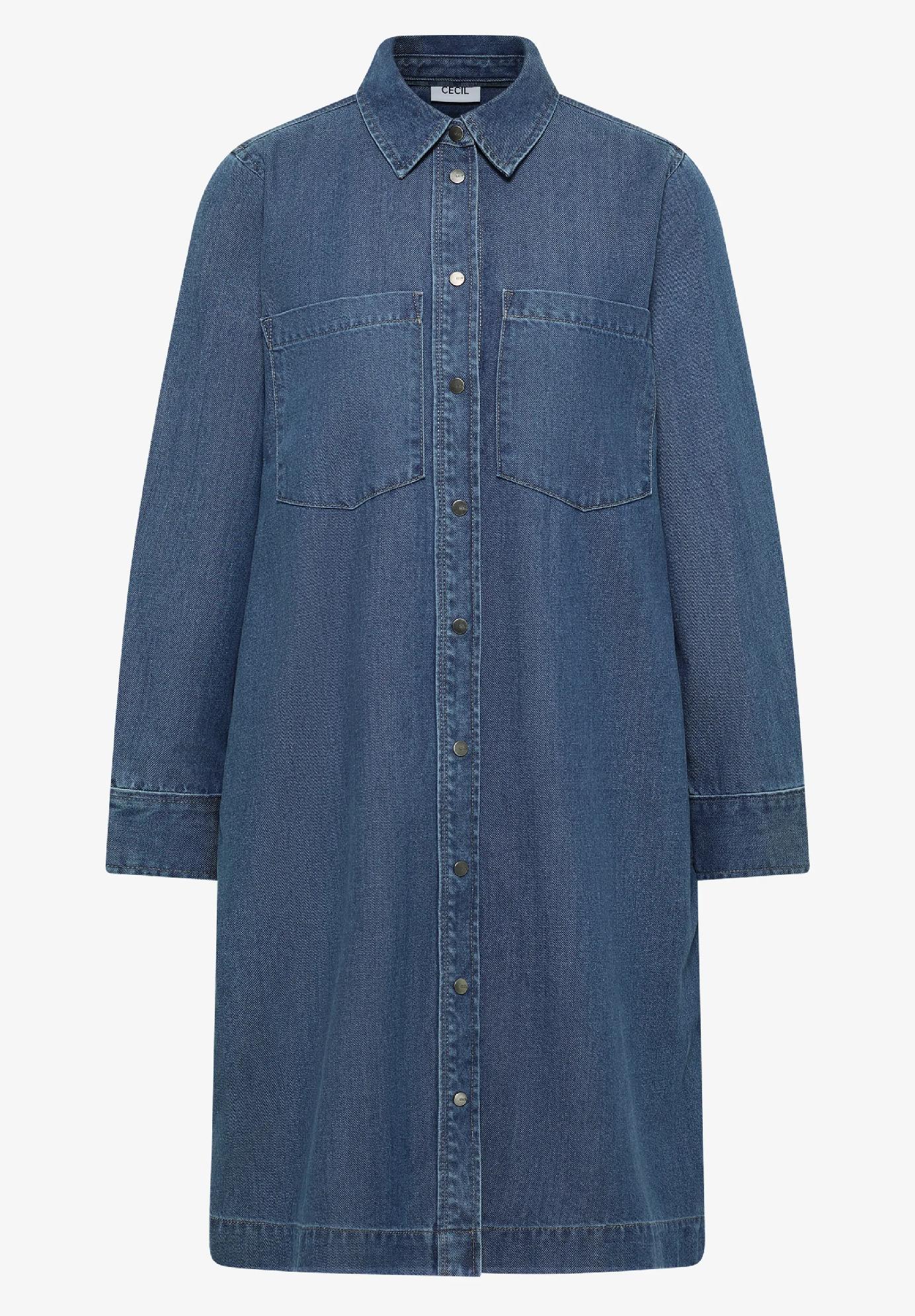 CECIL šaty s džínsovým vzhľadom