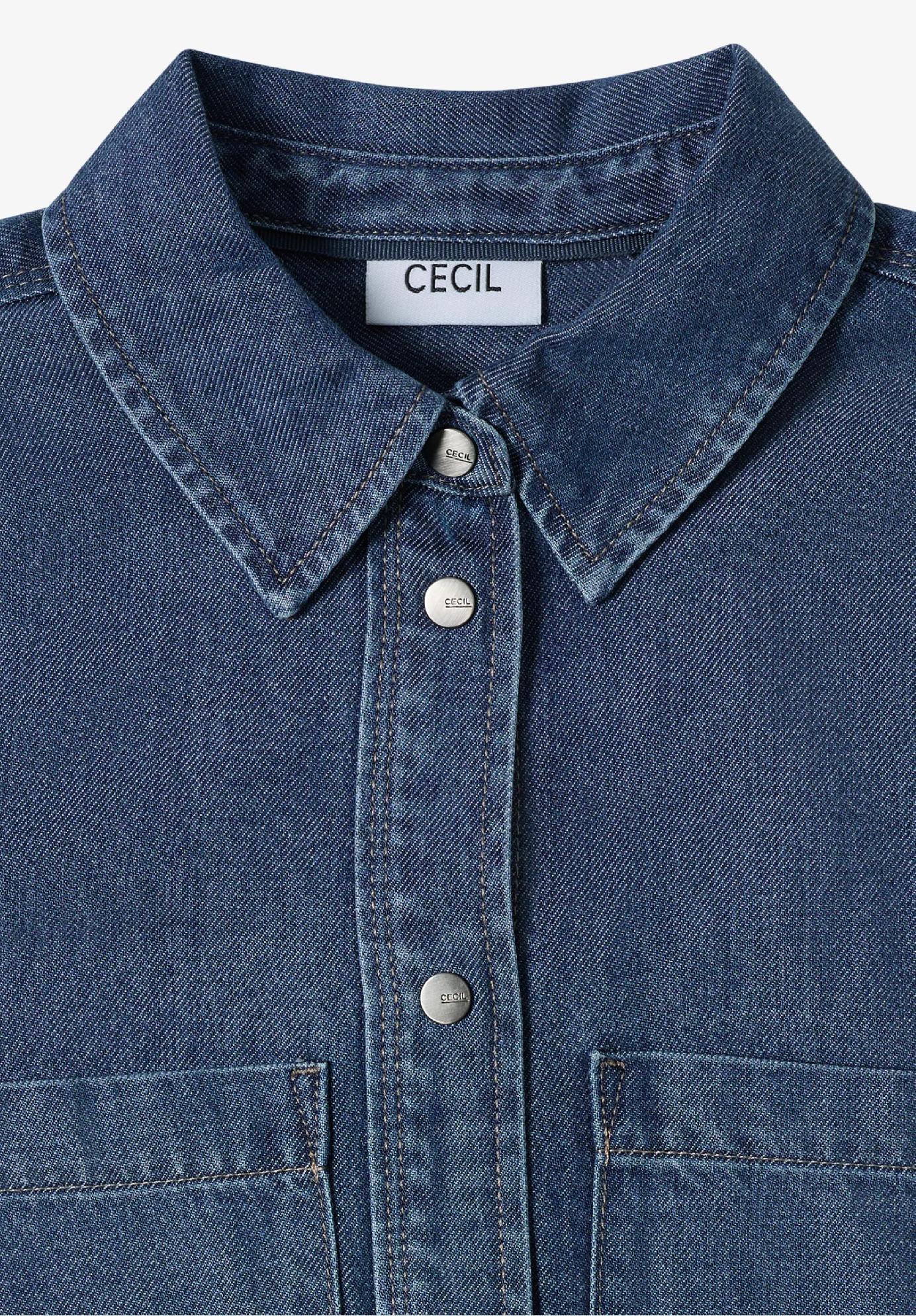 CECIL šaty s džínsovým vzhľadom