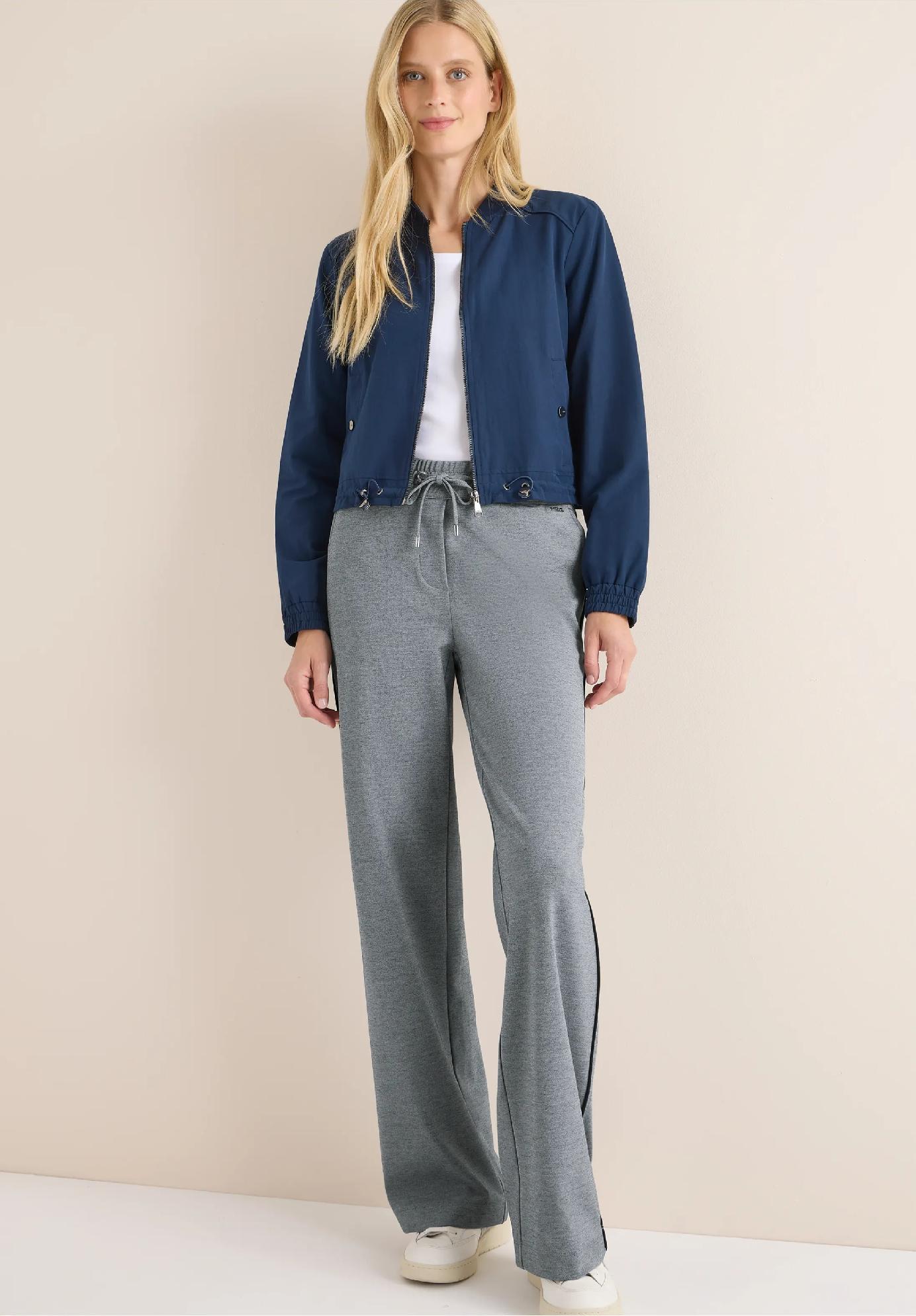 CECIL nohavice s pruhmi NEELE, mod