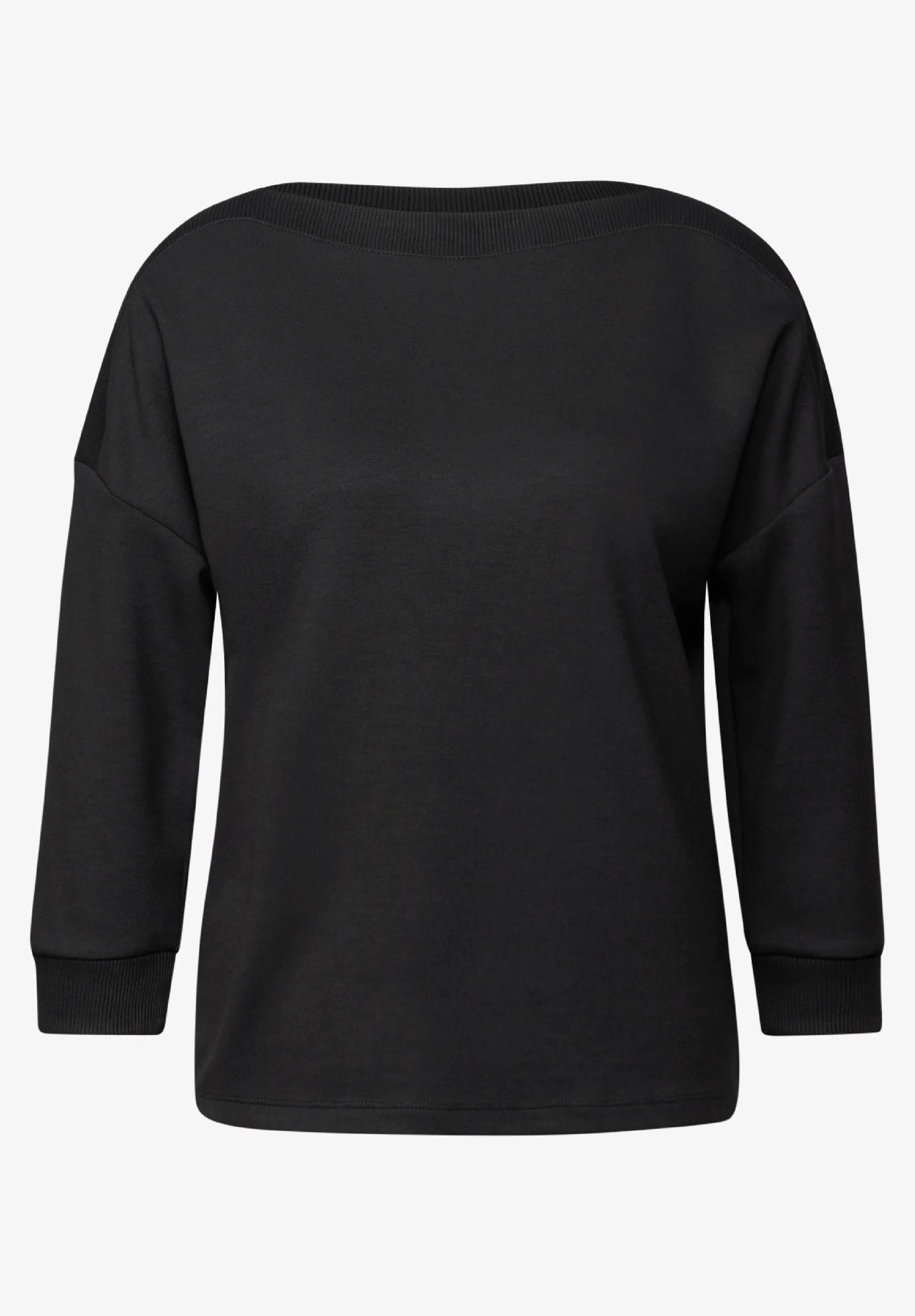 Street One tričko s lodičkovým výstrihom, čie