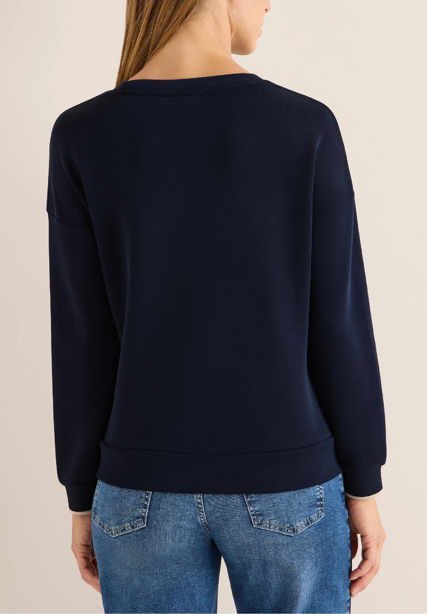 CECIL mäkké tričko s dlhým rukávom