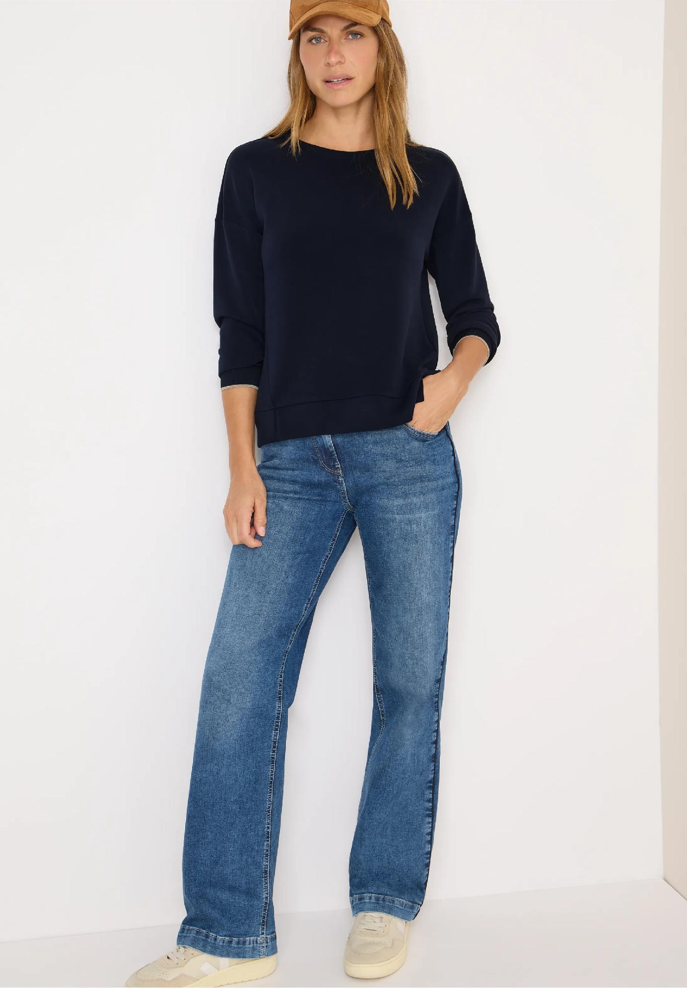 CECIL mäkké tričko s dlhým rukávom